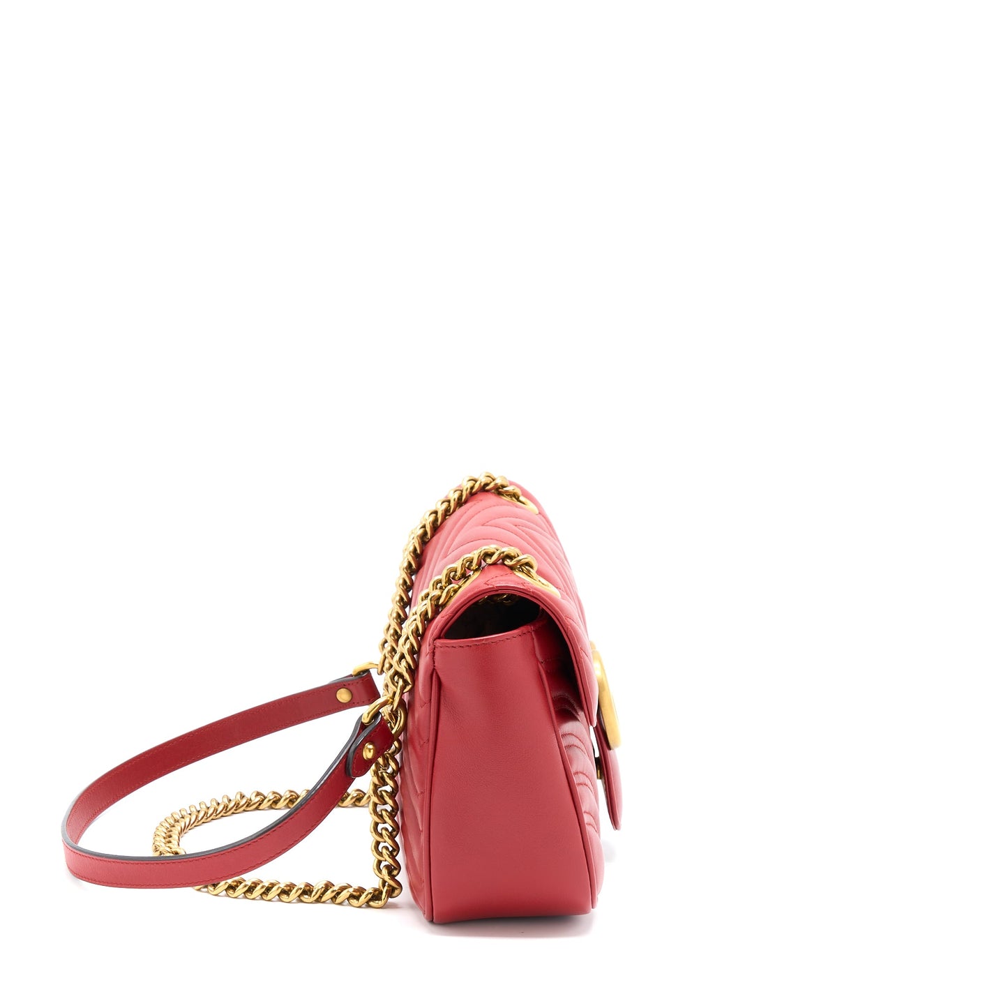 Gucci Small Marmont Purse Red