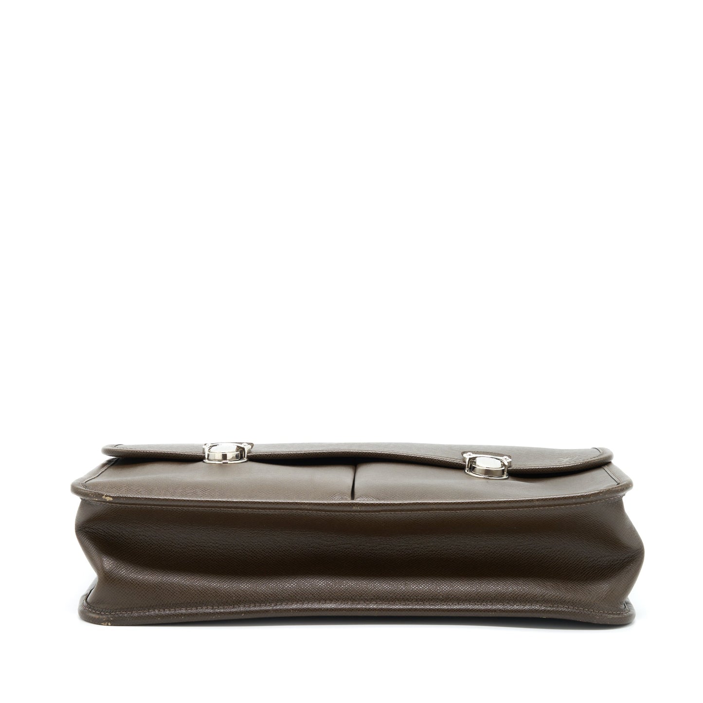 Louis Vuitton Menâs Large Briefcase With Shoulder Strap Dark Brown