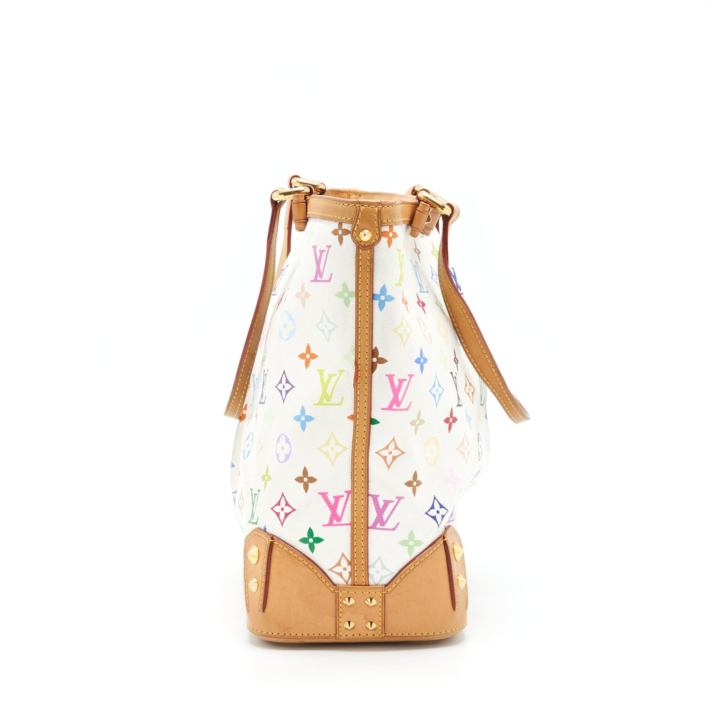 Louis Vuitton Tote Purse White Monogram Multicolour