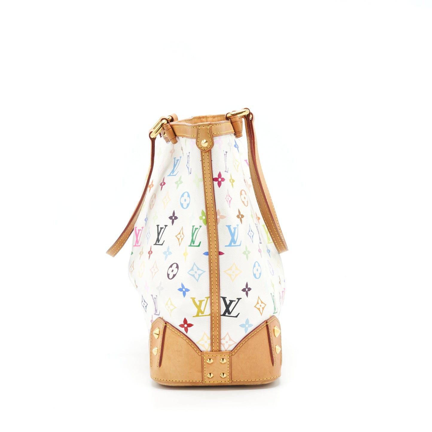 Louis Vuitton Tote Purse White Monogram Multicolour