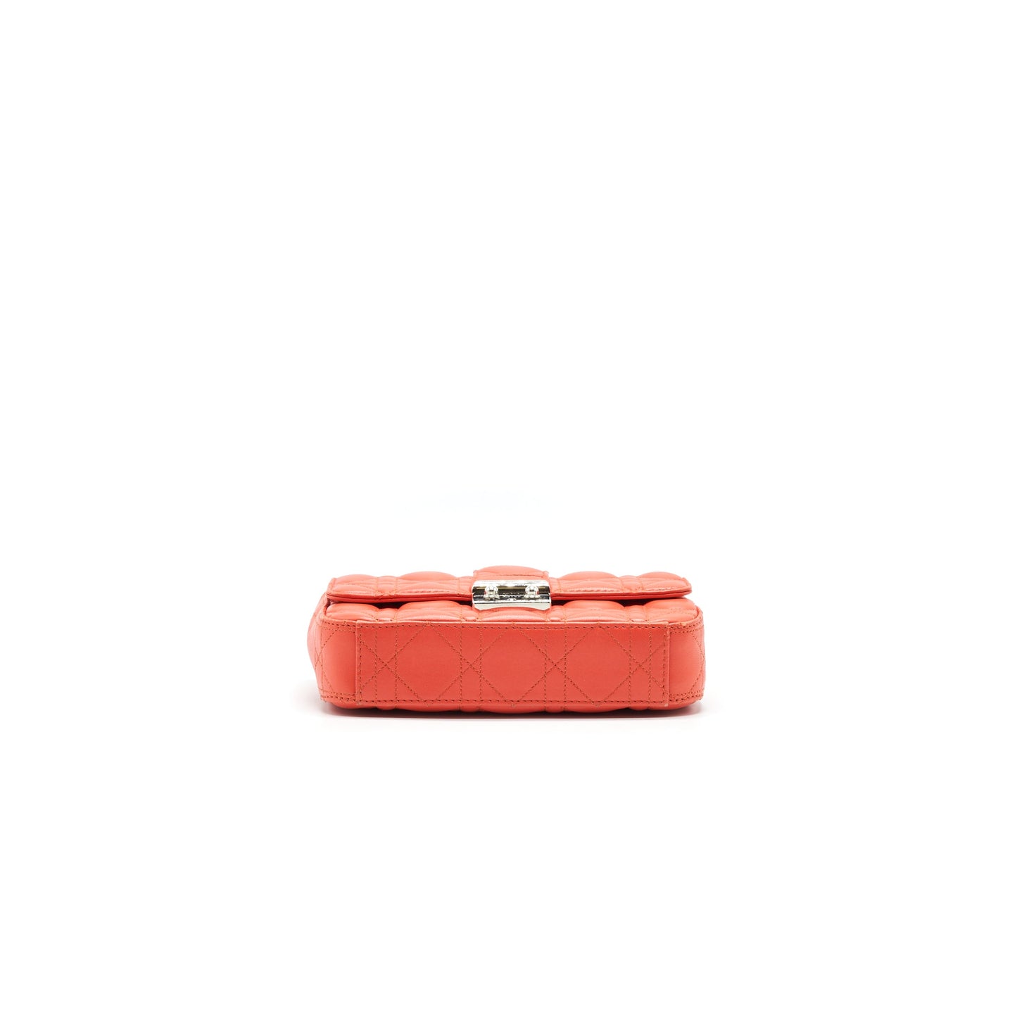 Christian Dior Small Miss Dior Flap Purse In Coral