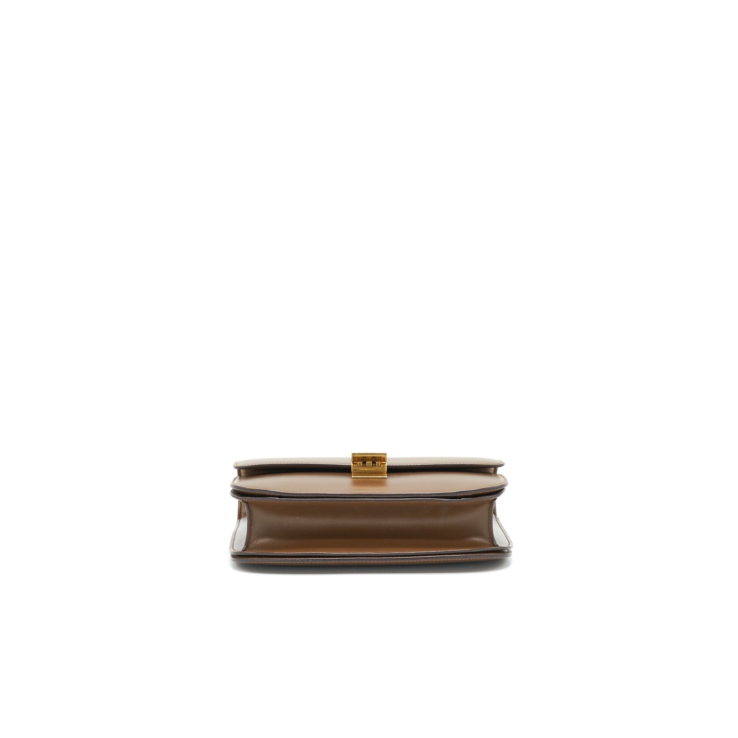 Celine Classic Medium Box Purse in Caramel
