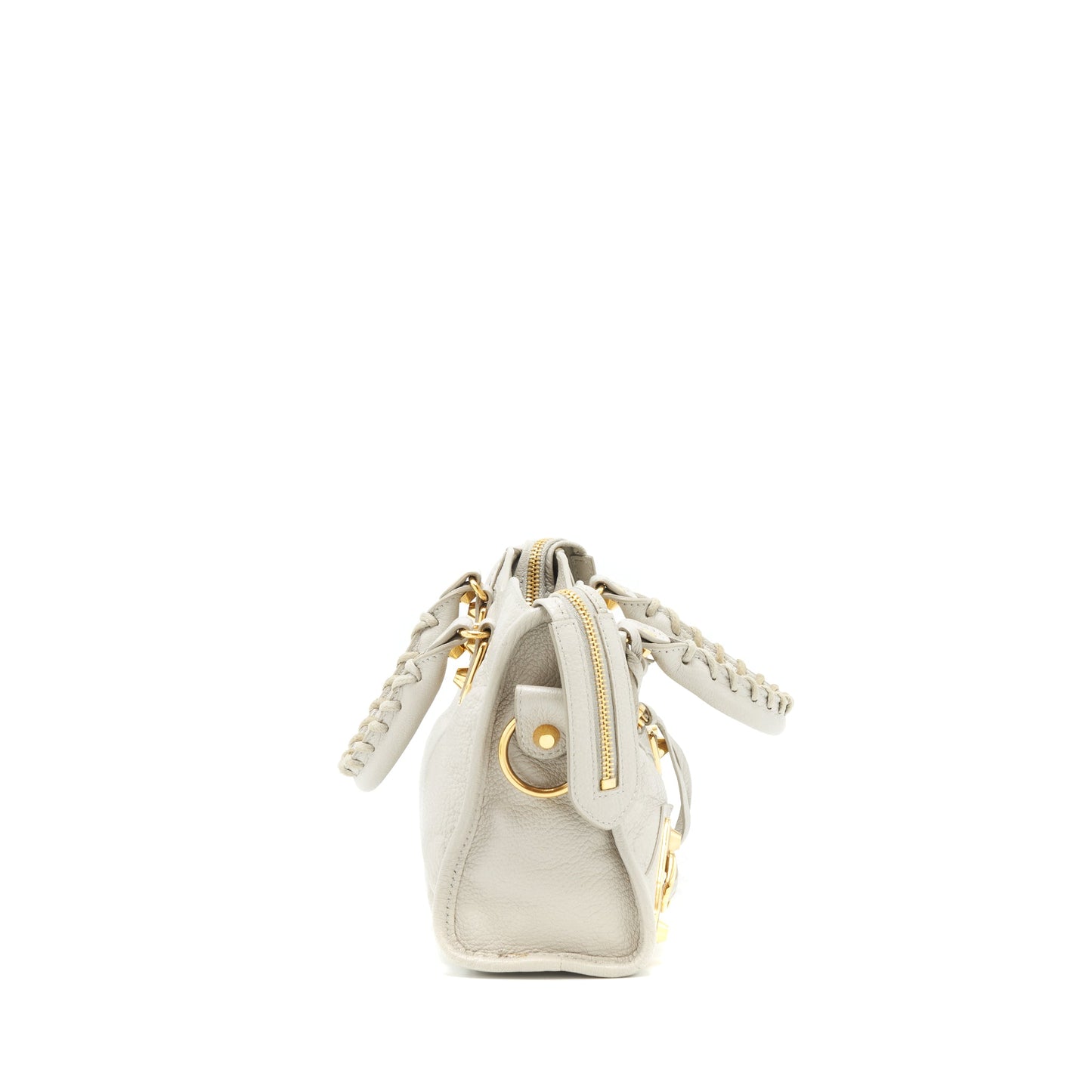 Balenciaga edged mini City Purse light Grey