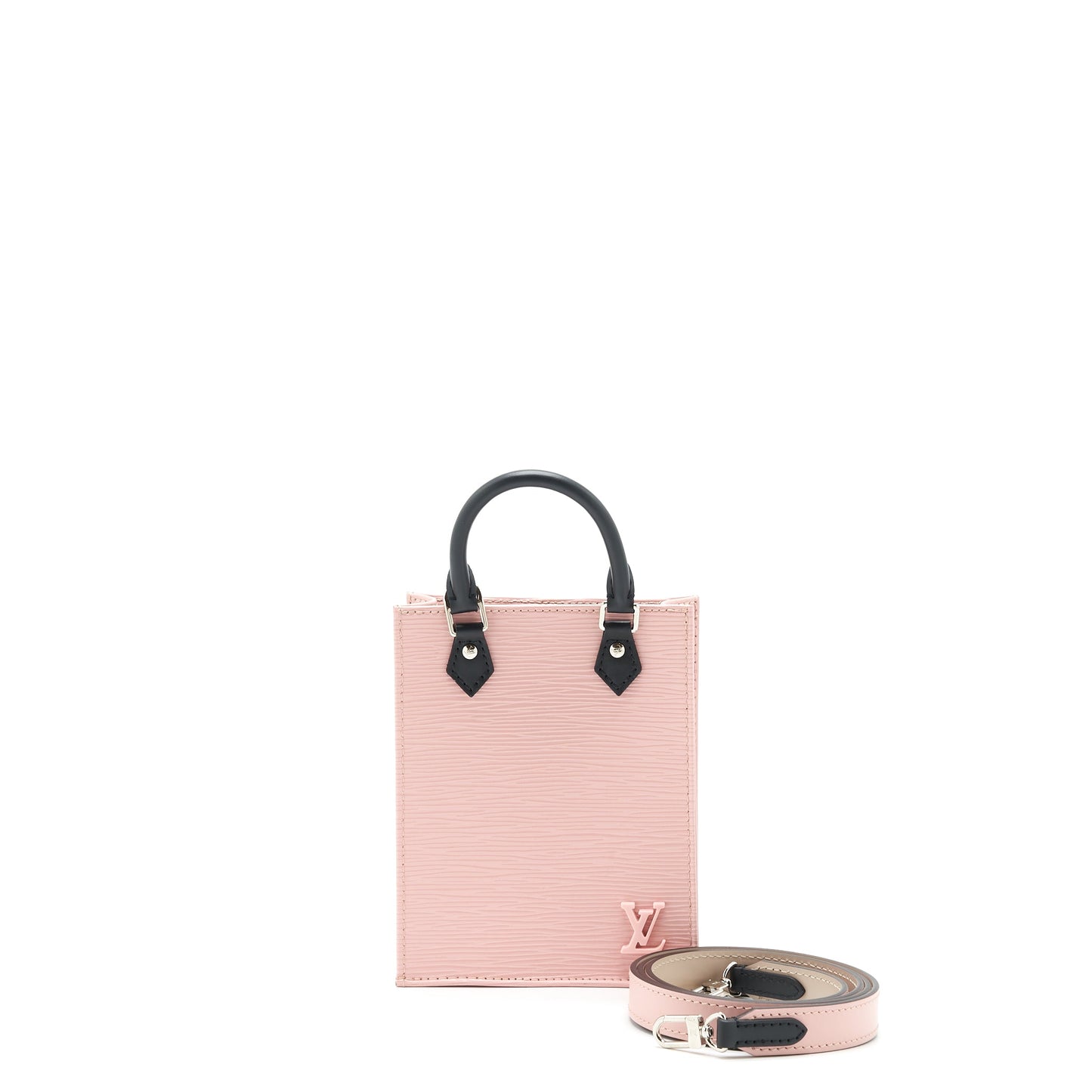 Louis Vuitton Petit Sac Plat Epi Light Pink/Black