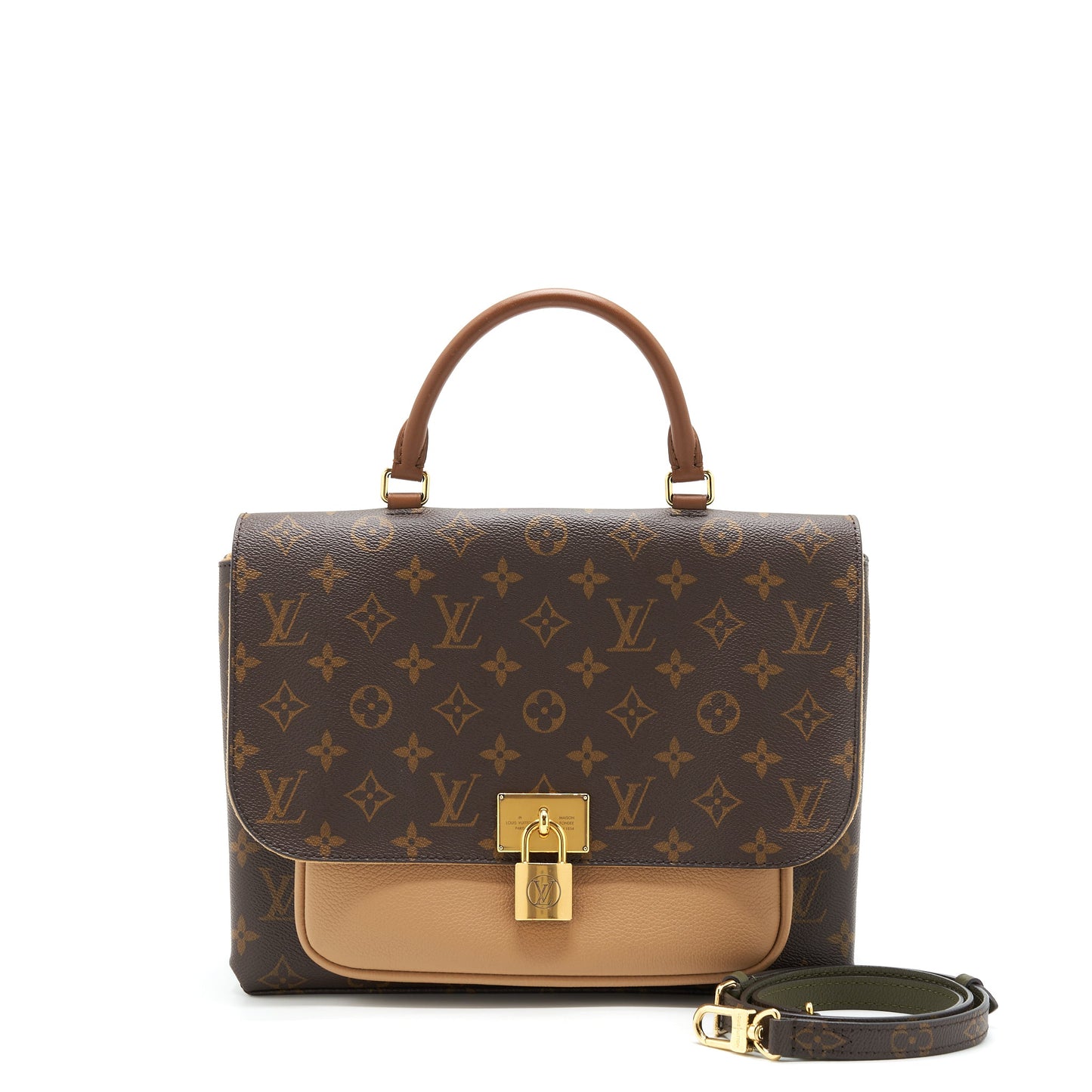 Louis Vuitton Marignan Top Handle Purse Sesame Monogram Canvas