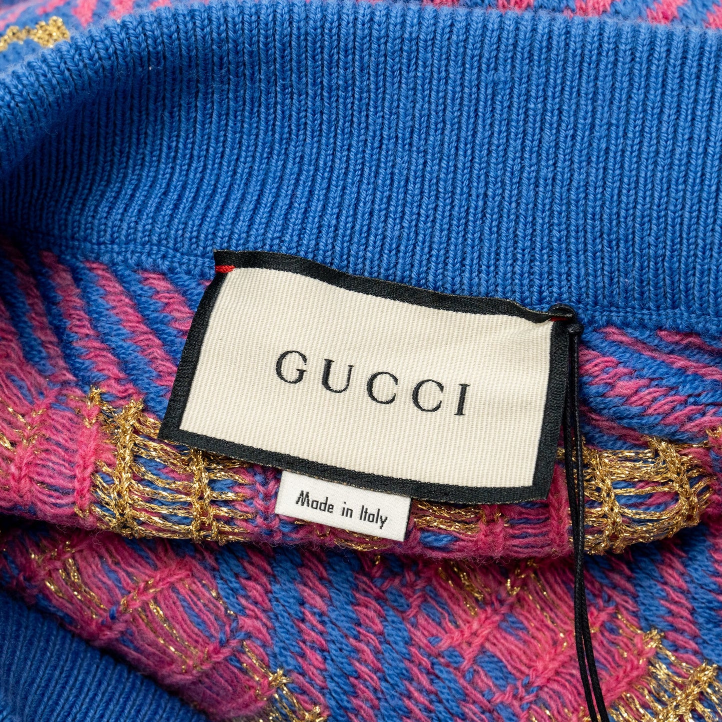 Gucci Size S Stripe Jacquard Skirt Wool Multicolour