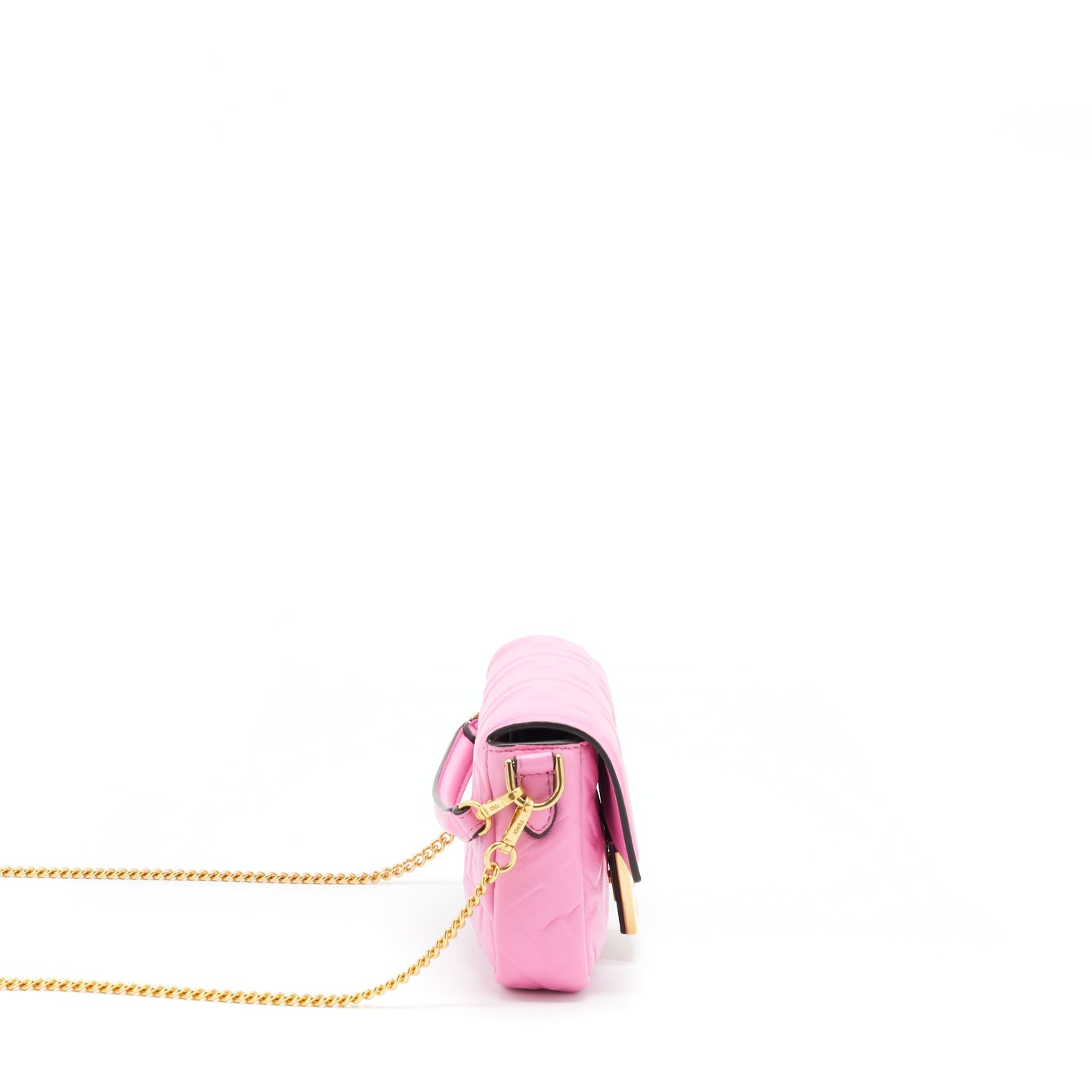 Fendi Mini Baguette Lambskin Pink