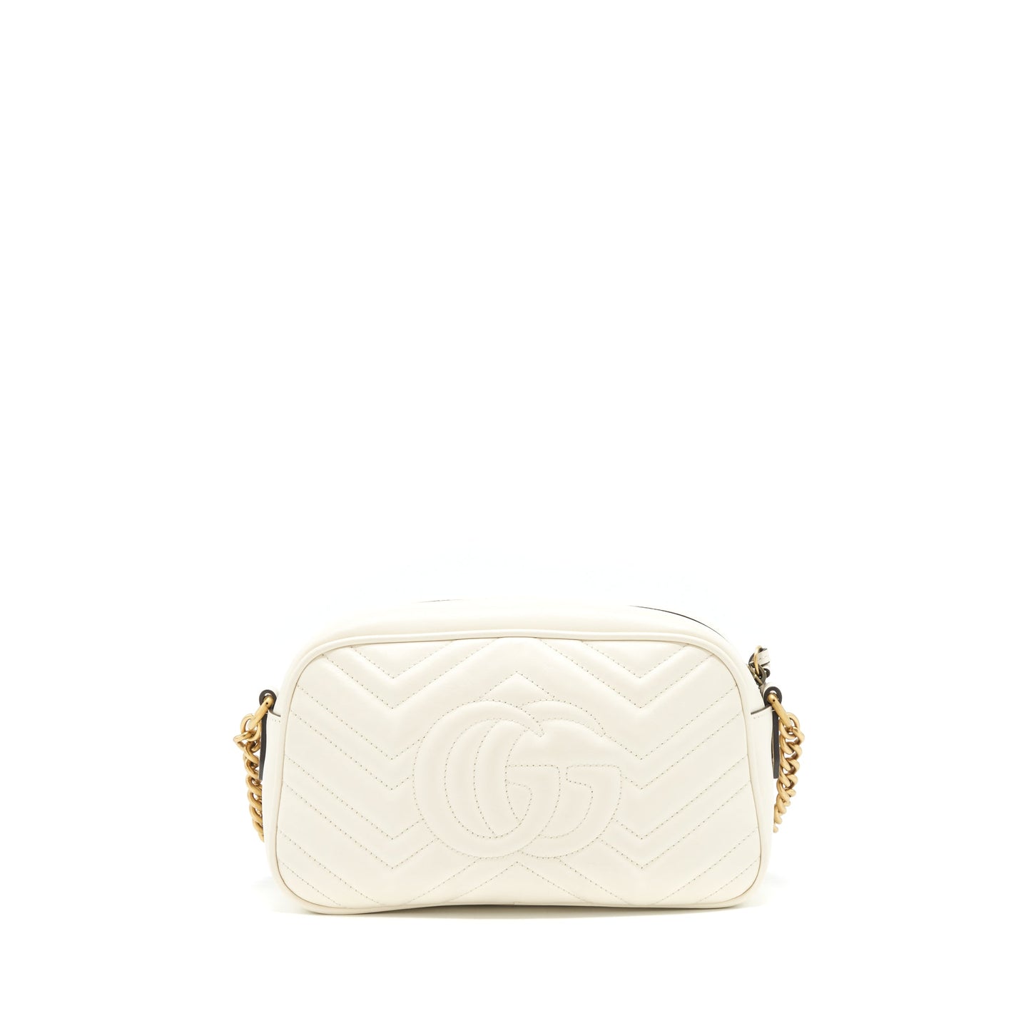 Gucci Marmont Camera Purse White
