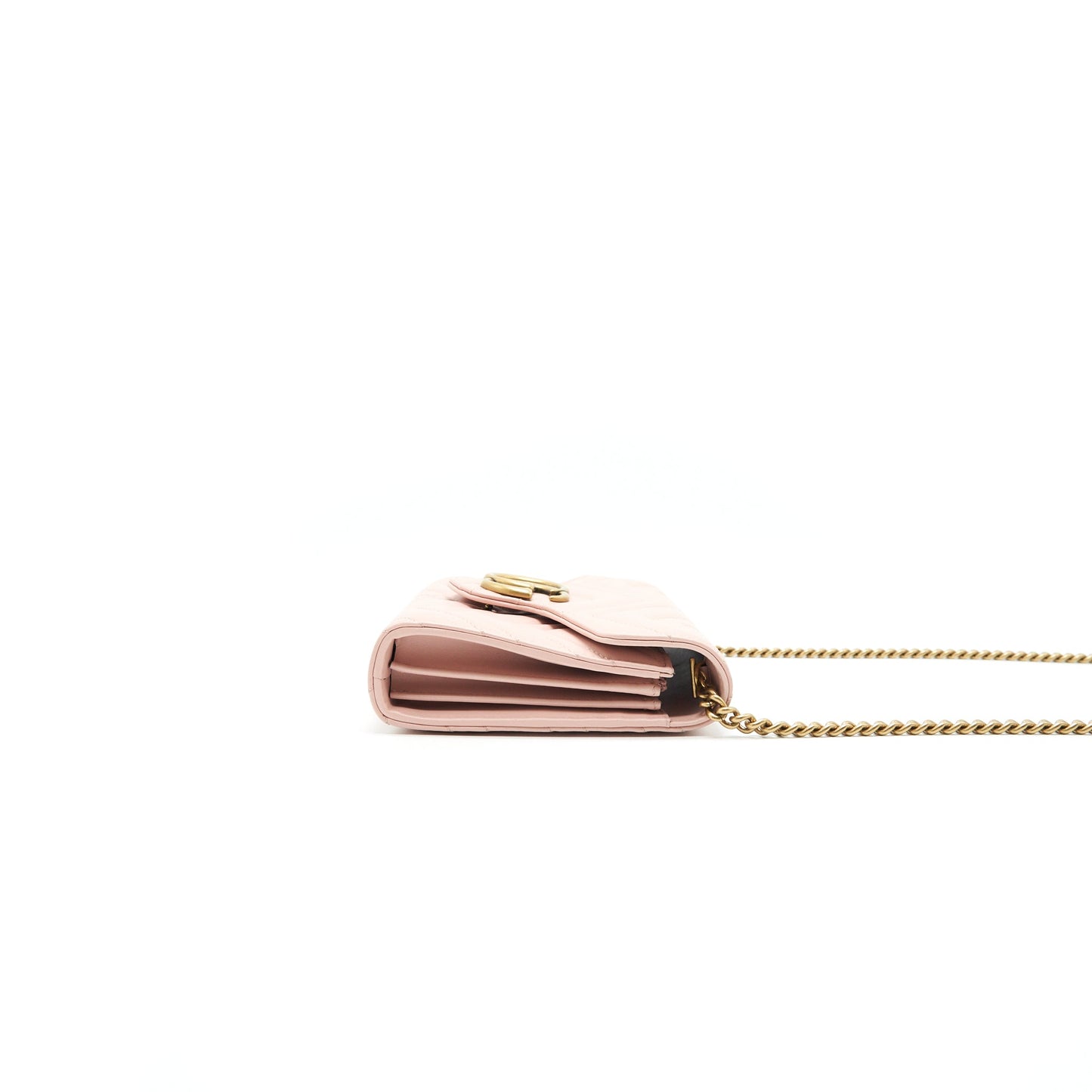 Gucci Marmont Matelasse Mini Purse Pink
