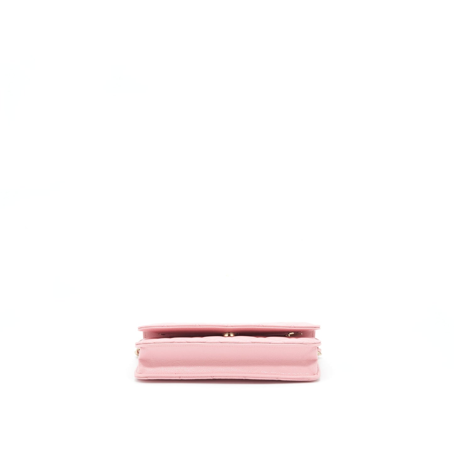 Chanel 22C Classic Wallet On Chain Caviar Pink LGHW (microchip)
