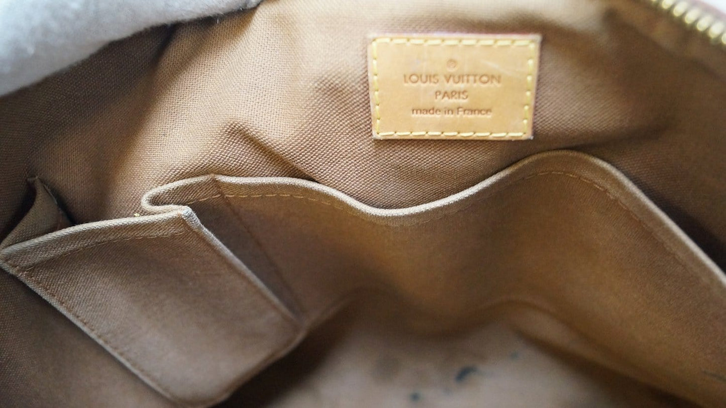 LOUIS VUITTON Monogram Canvas Palermo PM Brown Shoulder Bag