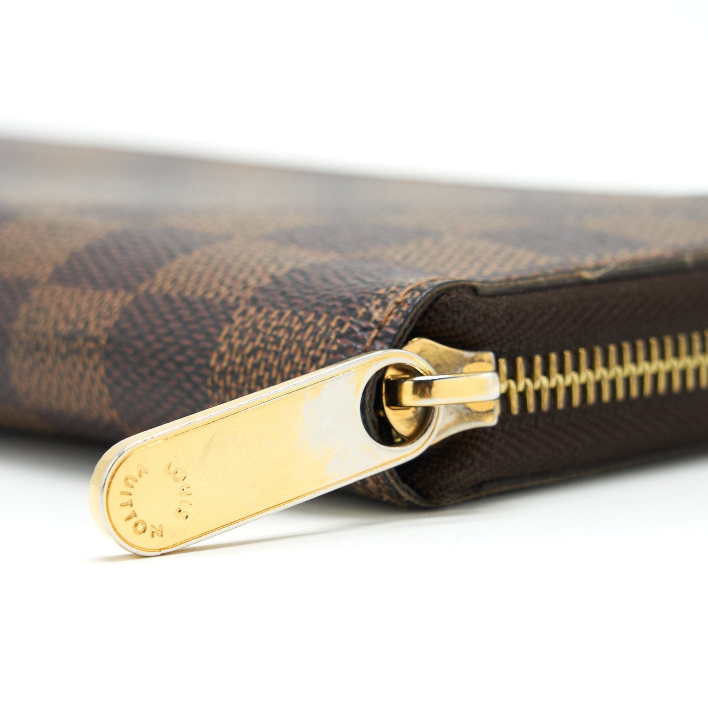 Louis Vuitton Zipper Long Wallet Damier Ebene