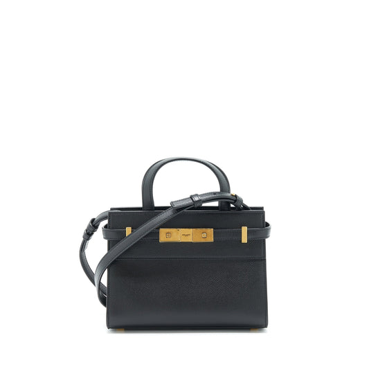 Saint Laurent/ Manhattan Nano Shopping Purse Calfskin Black