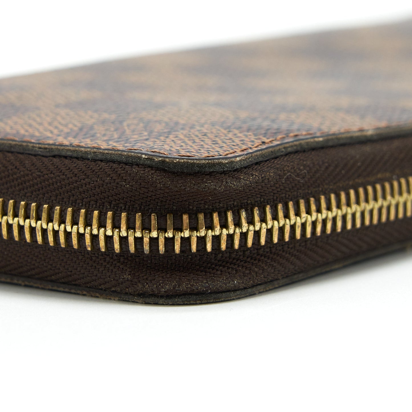 Louis Vuitton Zipper Long Wallet Damier Ebene