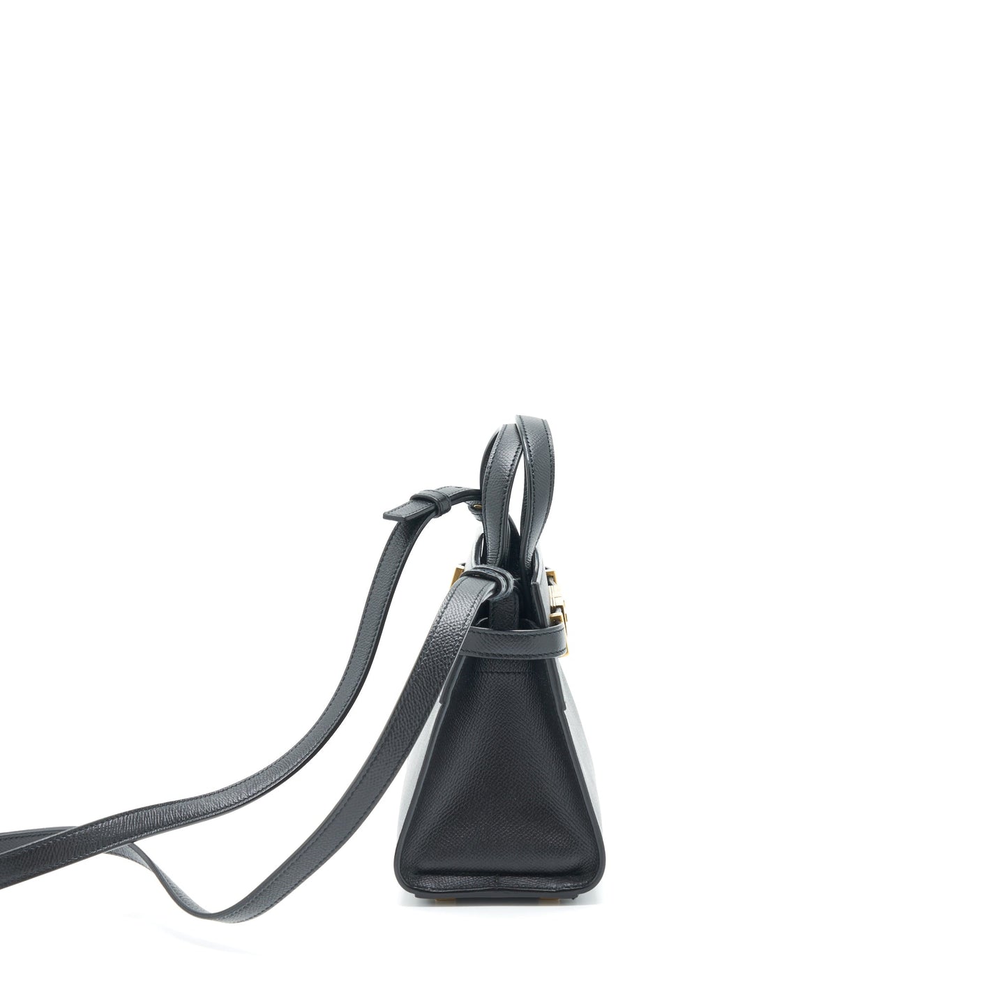 Saint Laurent/ Manhattan Nano Shopping Purse Calfskin Black