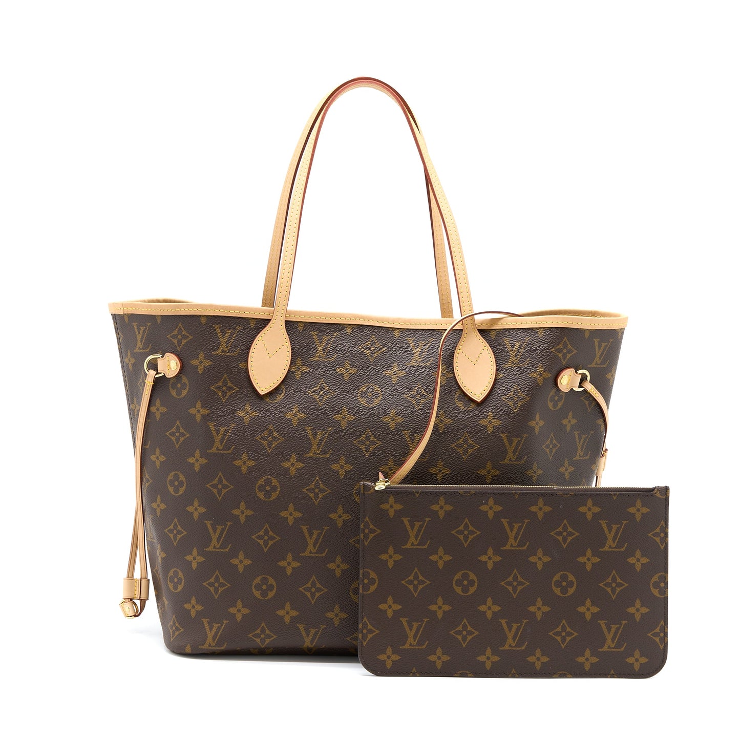 Louis Vuitton Neverfull Monogram Canvas / Beige