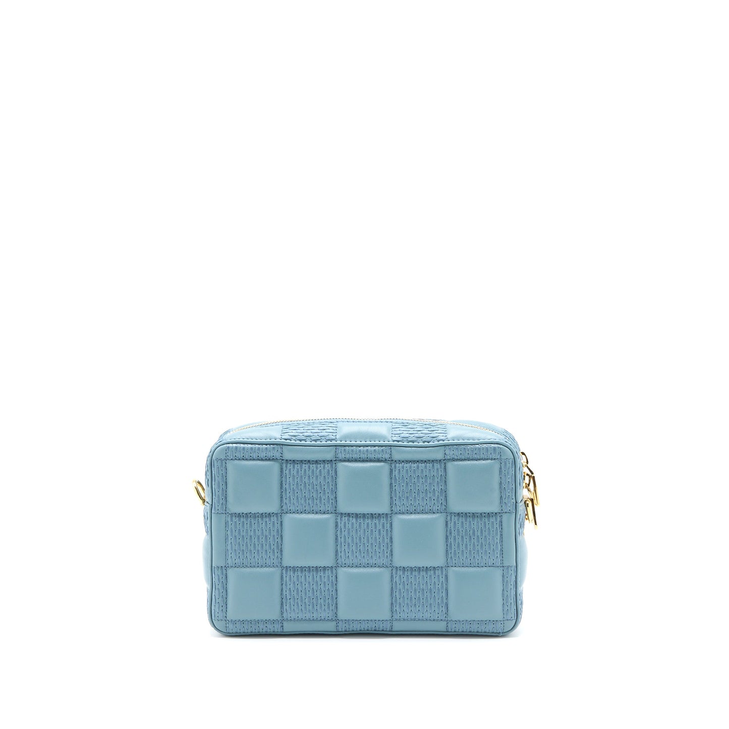 Louis Vuitton Troca Damier Quilt Lambskin Light Blue (New Version)