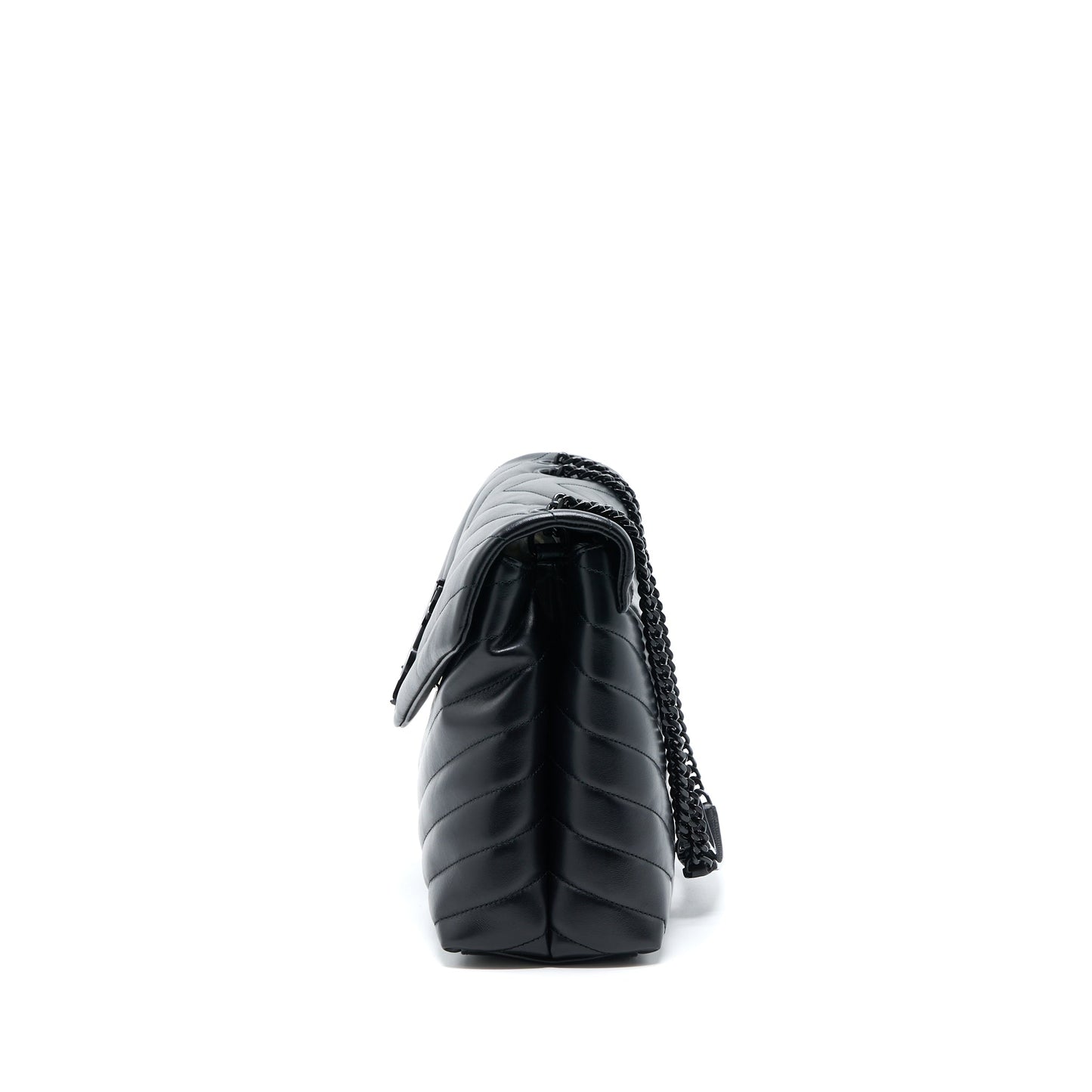 Saint Laurent / Medium LouLou Mini Purse Calfskin Black with Black Hardware
