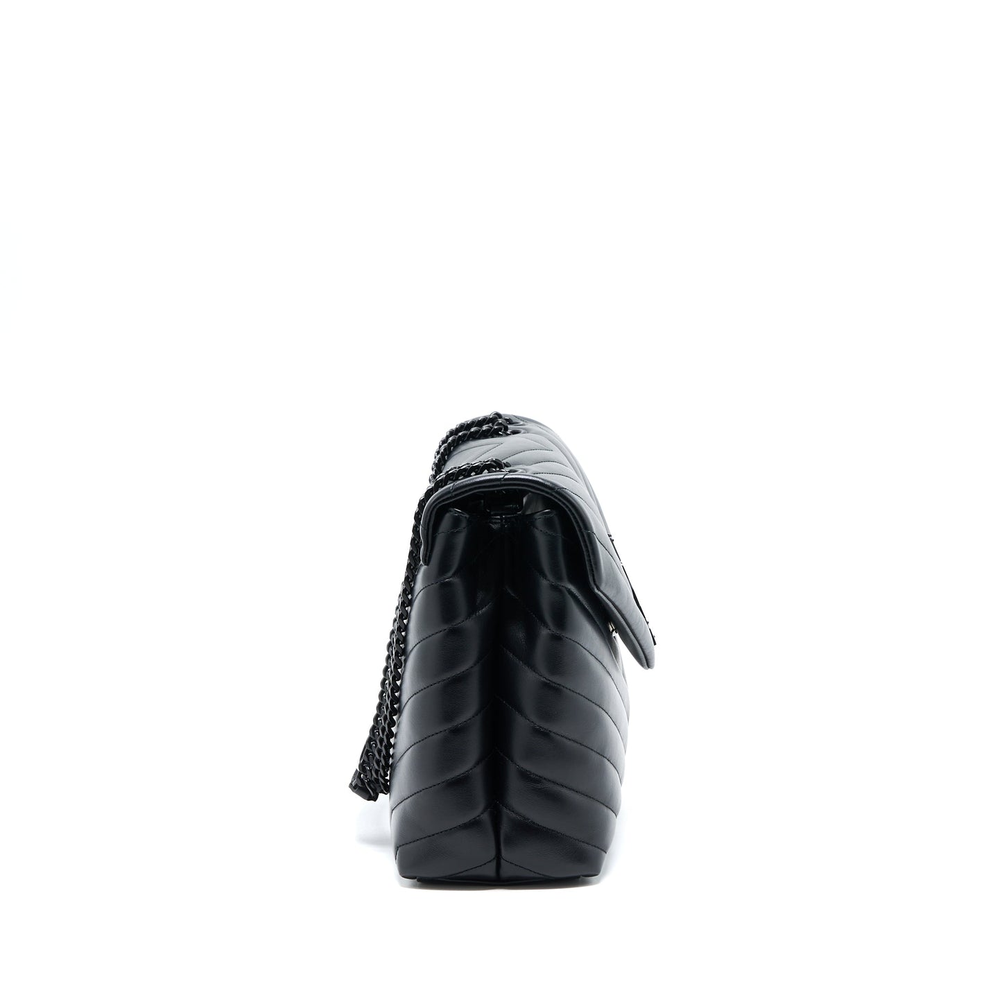 Saint Laurent / Medium LouLou Mini Purse Calfskin Black with Black Hardware