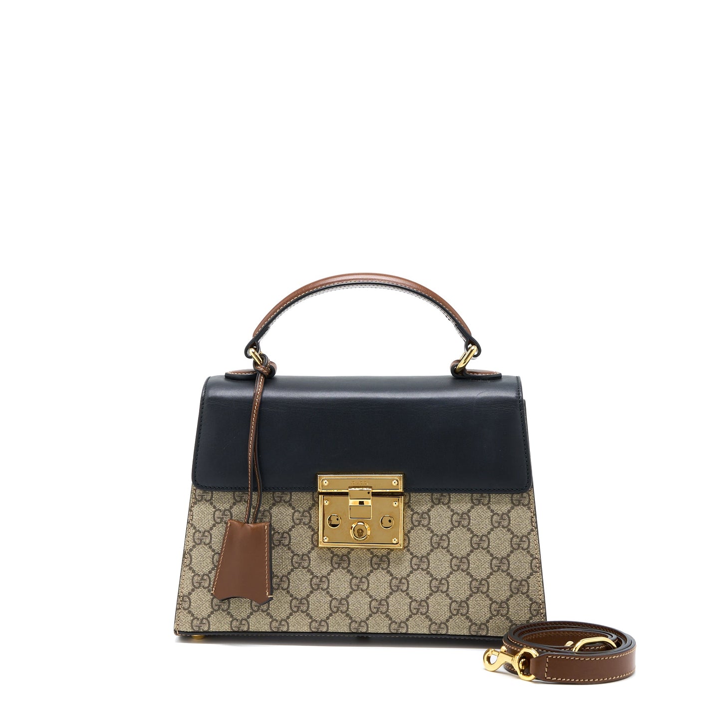 Gucci Padlock Supreme Top Handle Purse