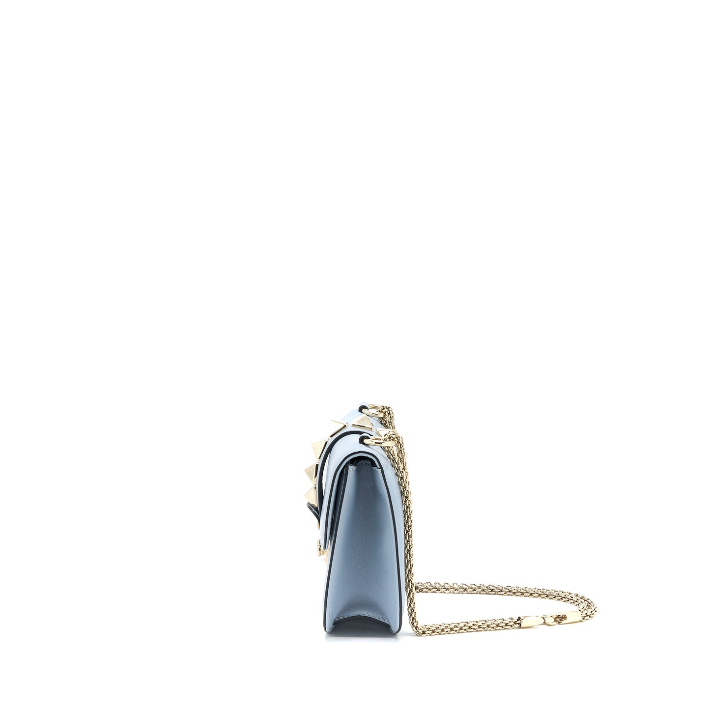 Valentino Rockstud Lock Purse Light Blue