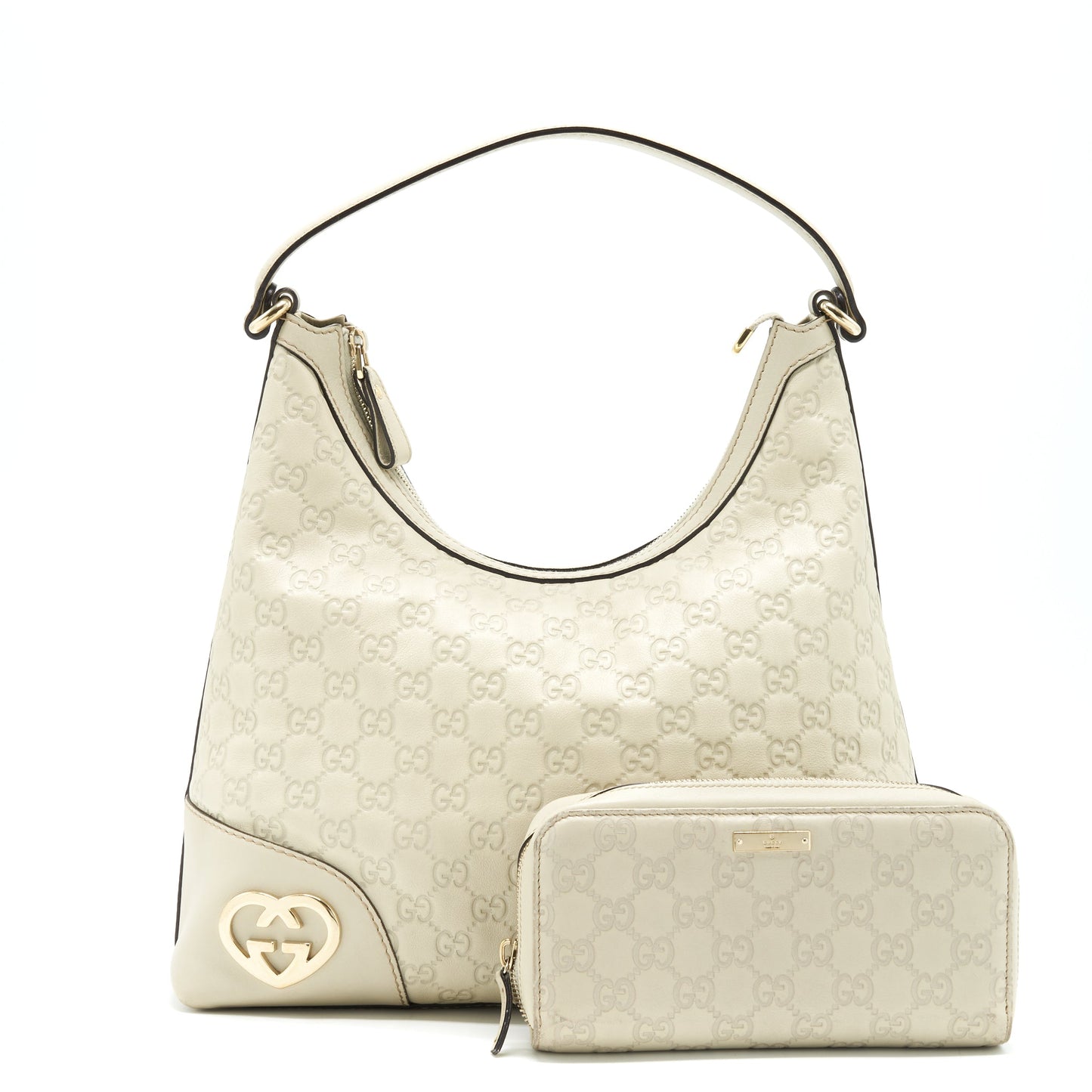 Gucci Vintage Mini Purse White/Extra Wallet