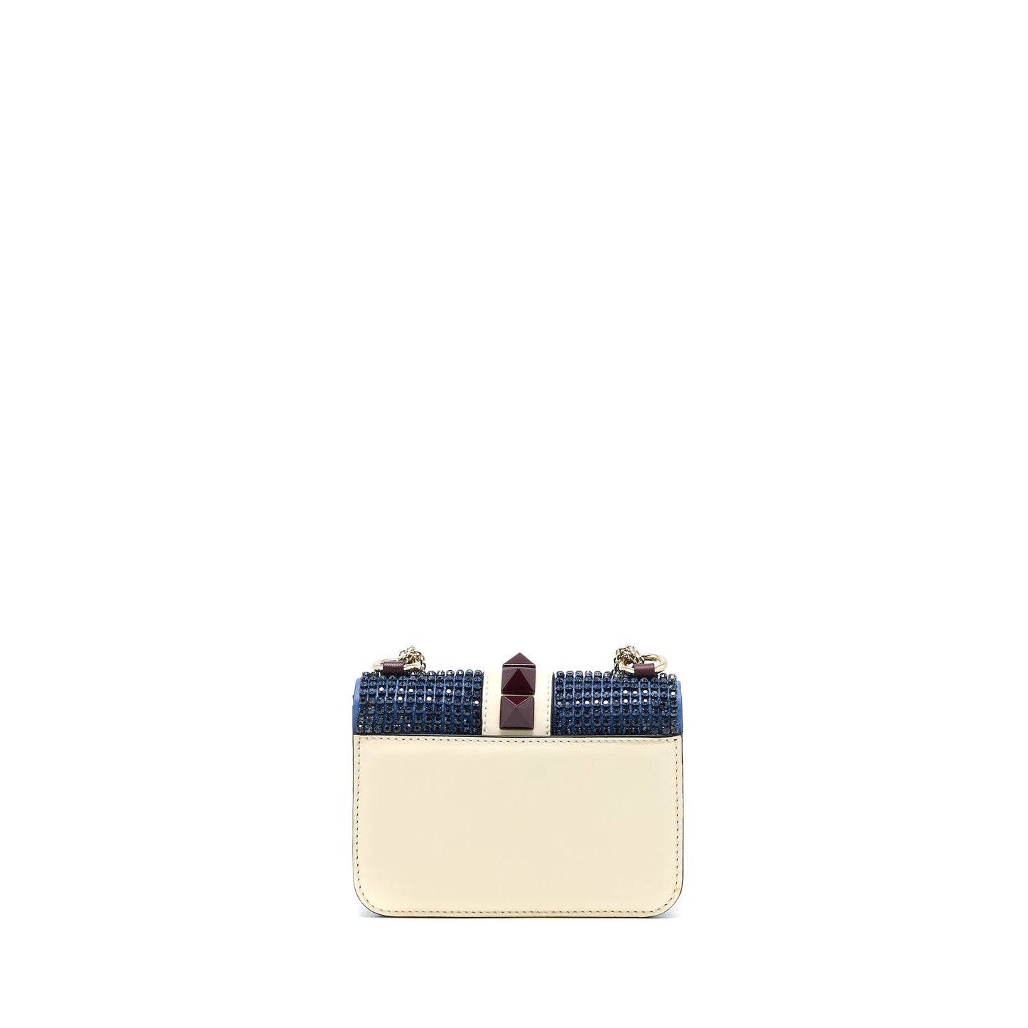 Valentino Mini Rockstud Crossbody Purse Multicolour Crystals
