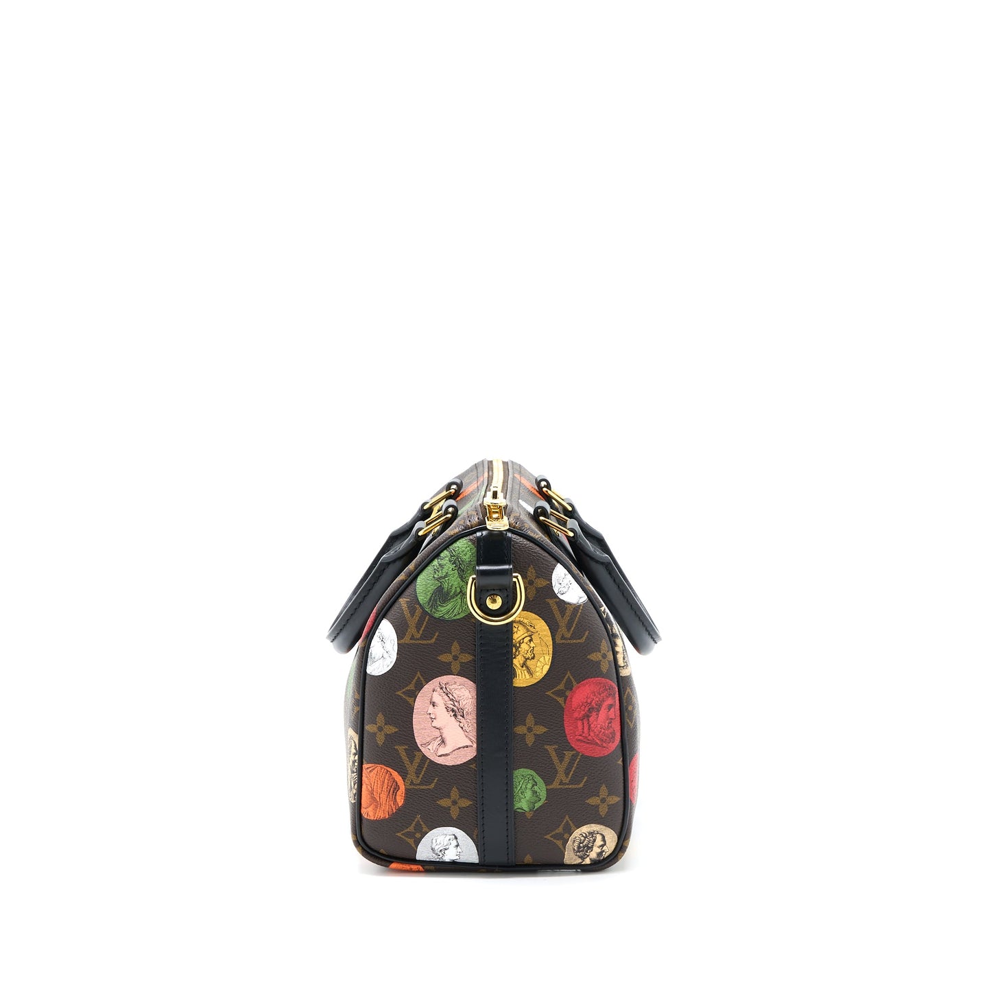 Louis Vuitton x Fornasetti Speedy Bandouliere 25 Multicolour Monognram Canvas (New Version)
