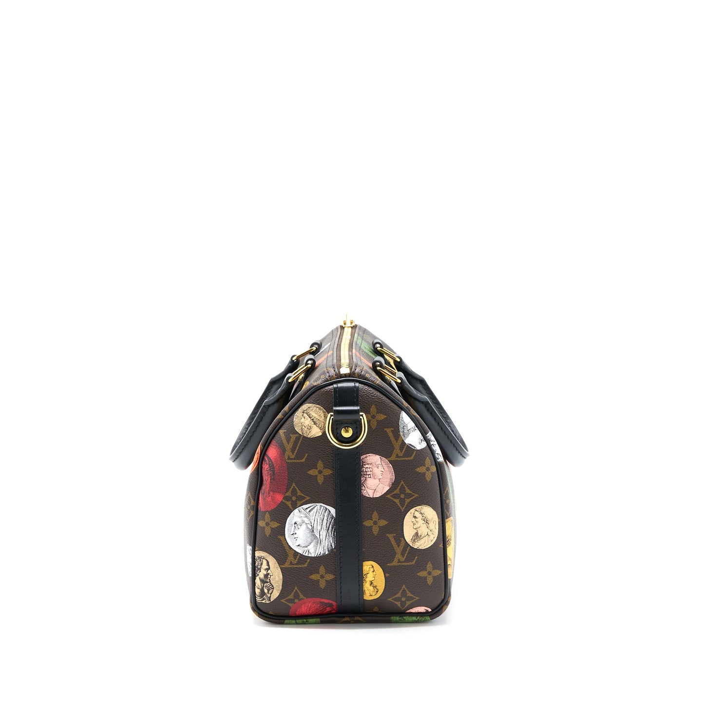 Louis Vuitton x Fornasetti Speedy Bandouliere 25 Multicolour Monognram Canvas (New Version)