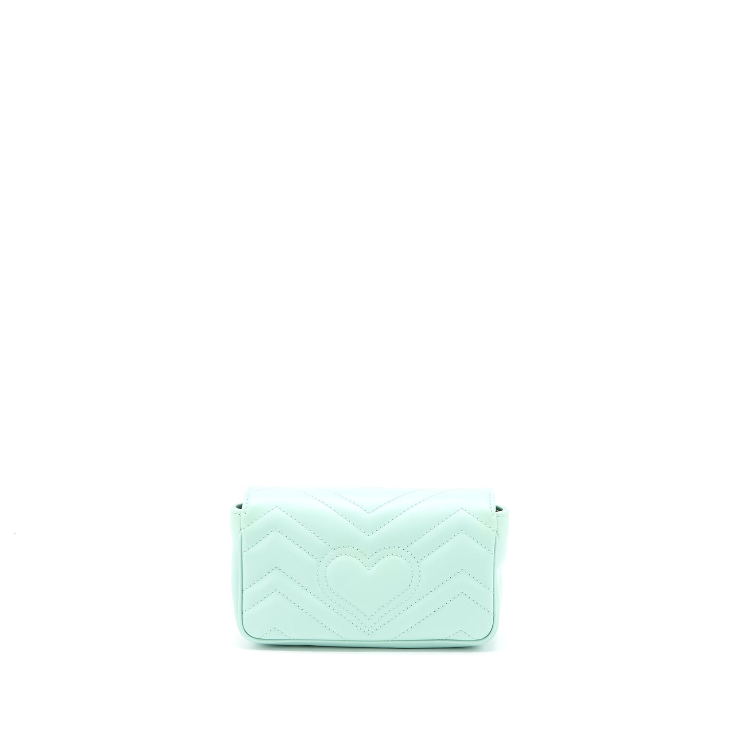 Gucci Marmont Super Mini Purse Calfskin Mint Green