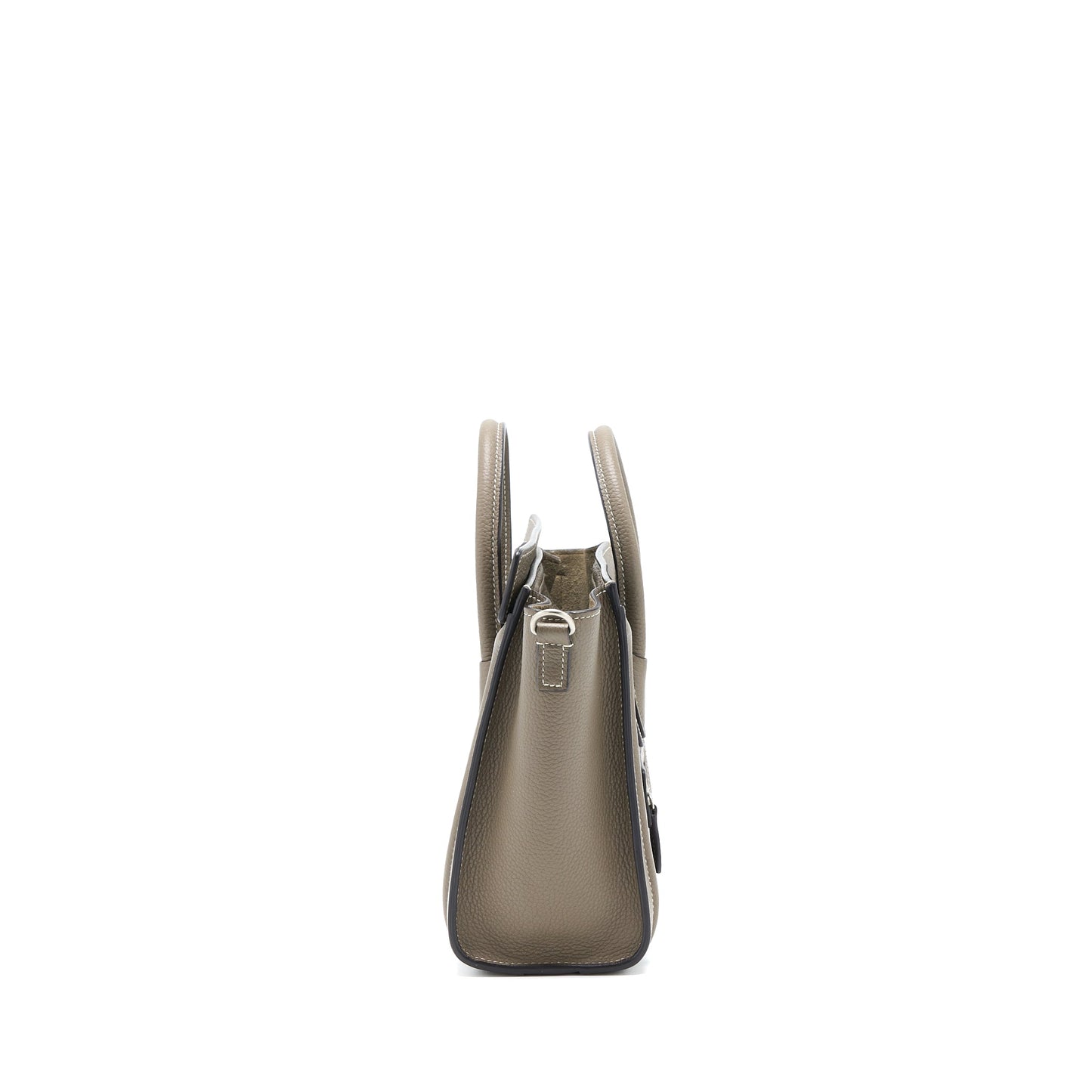 Celine Nano Luggage Purse Calfskin Grey