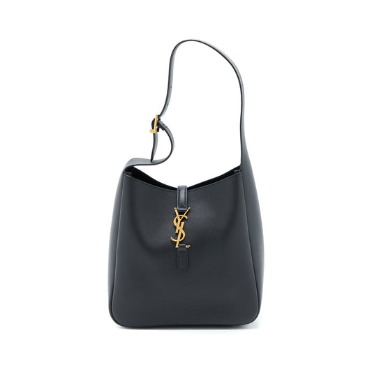 Saint laurent Le 5 A 7 Soft Small Purse in Smooth Calfskin Black Brushed
