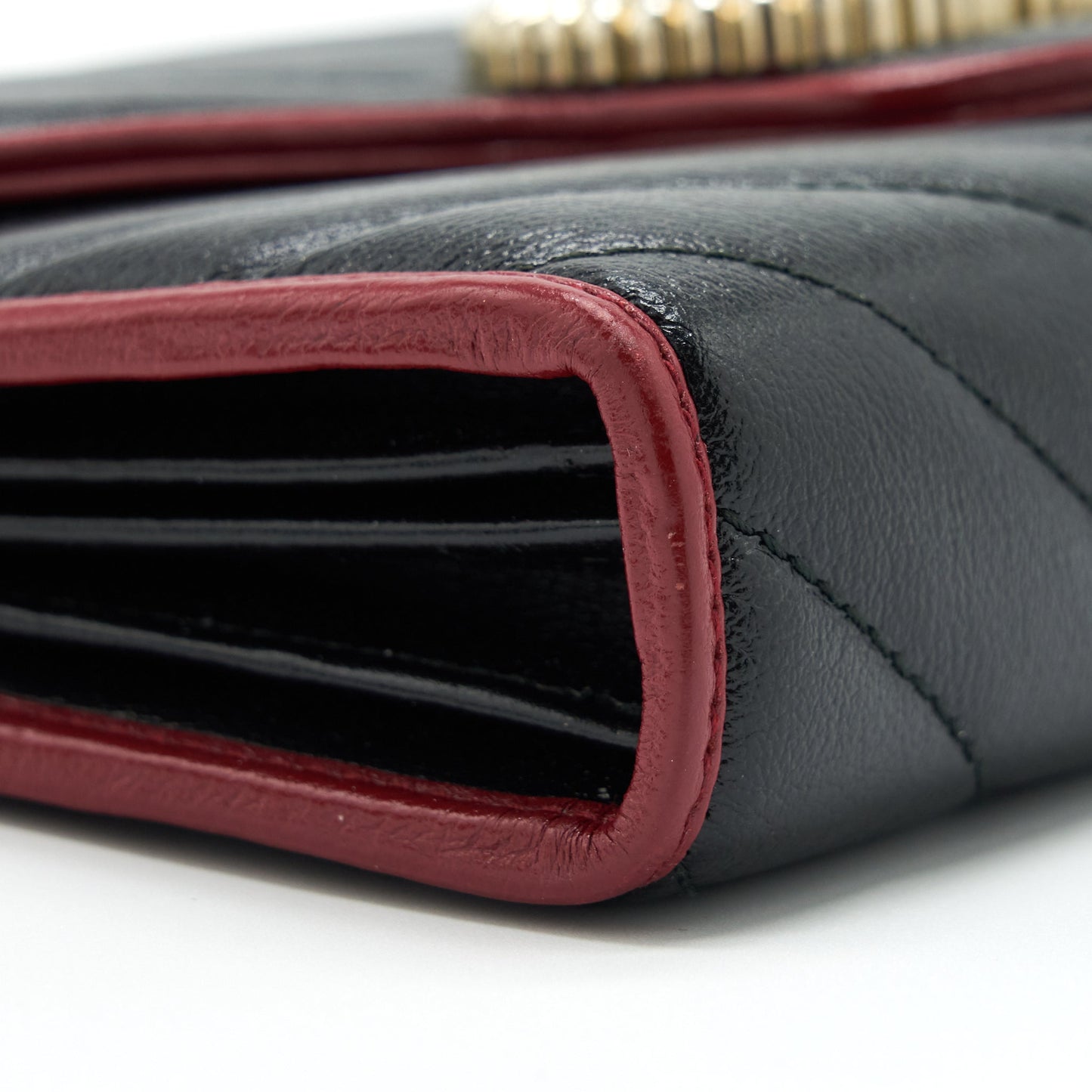 Gucci Marmont Wallet On Chain Black