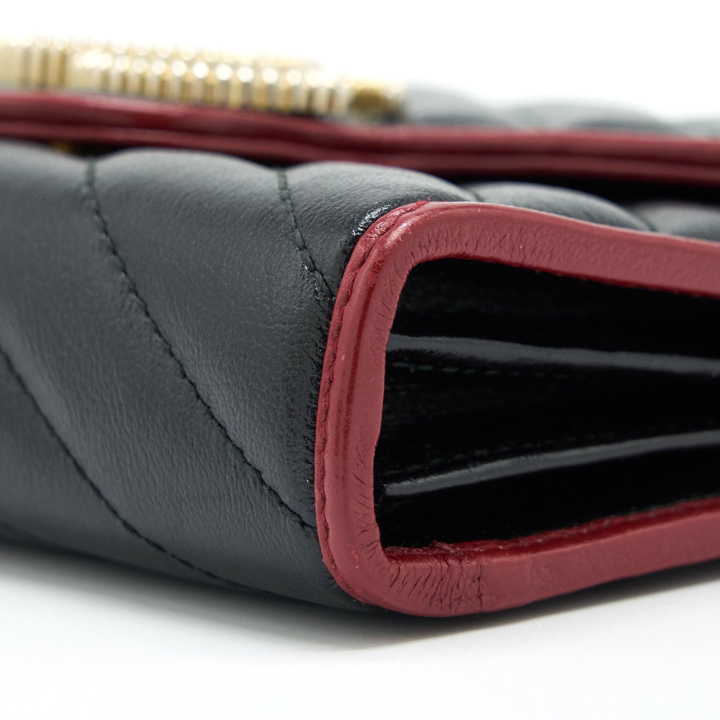Gucci Marmont Wallet On Chain Black