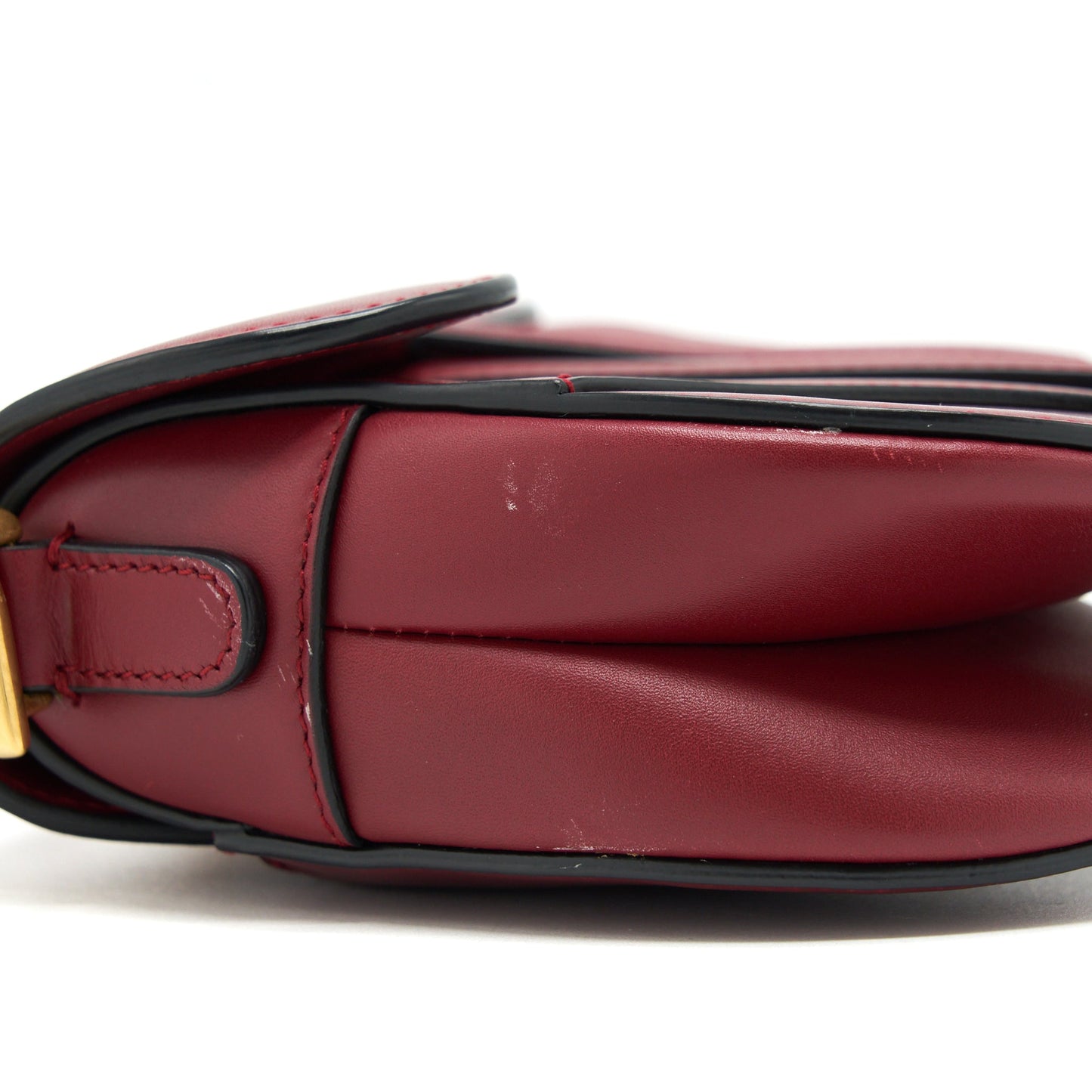 Dior Mini Dior Saddle Purse Red