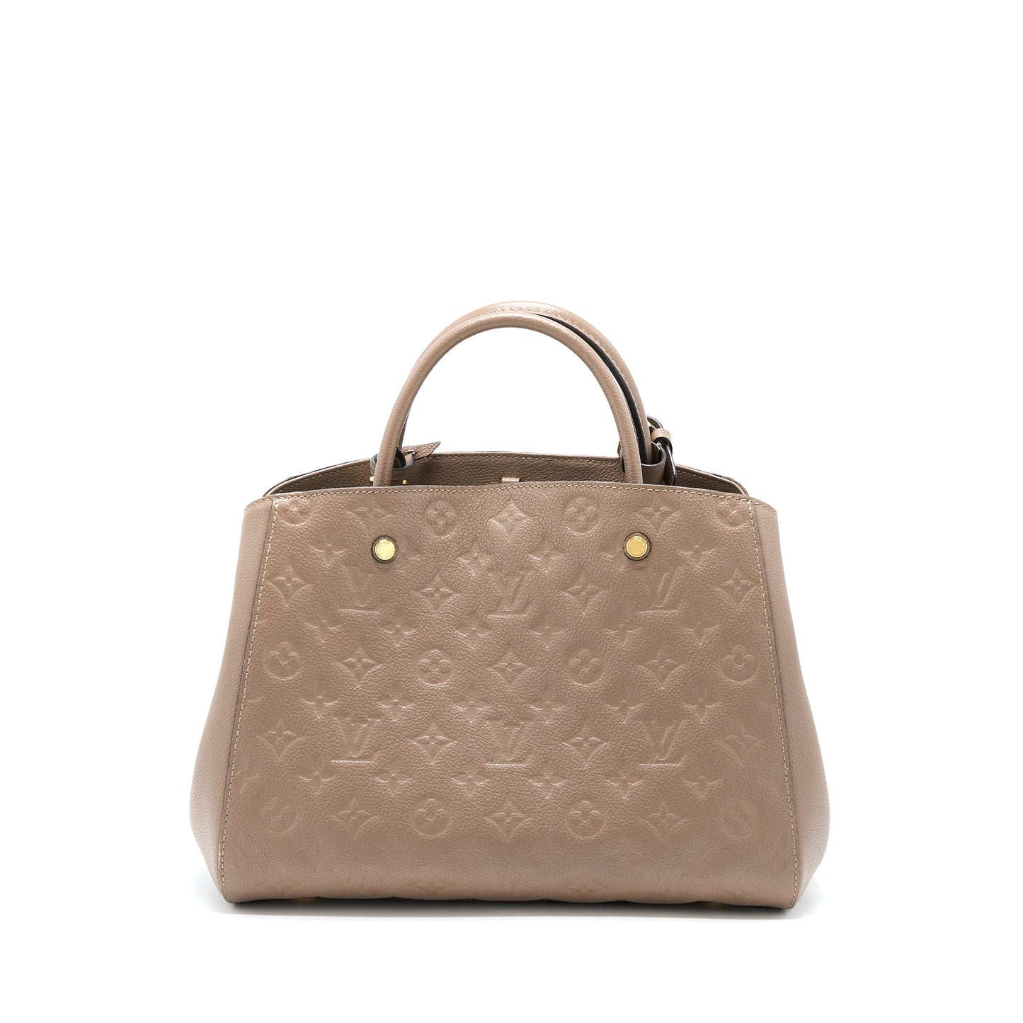 Louis Vuitton Montaigne Monogram Empreinte Dark Beige