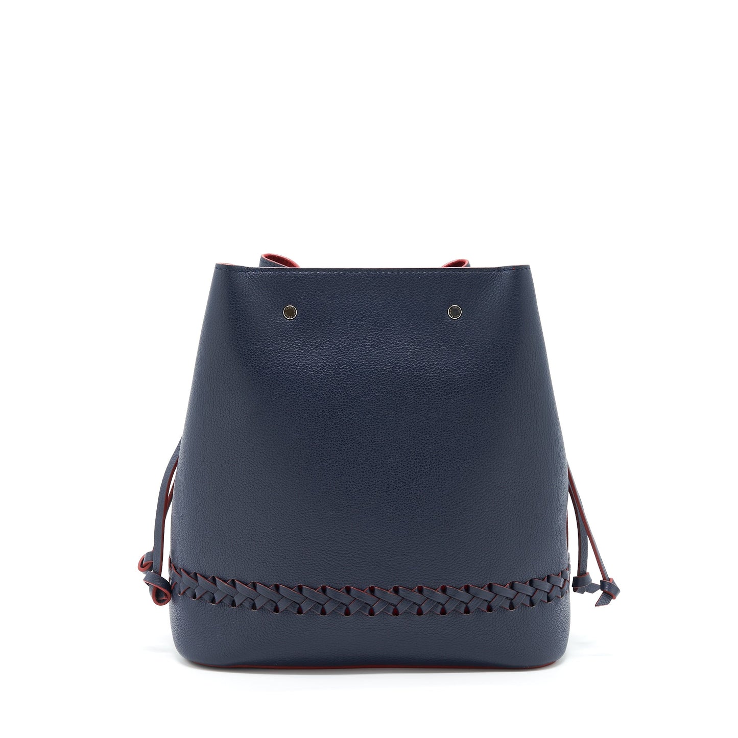Louis Vuitton Lockme Bucket Purse Navy/Red With An Extra Purse Charm
