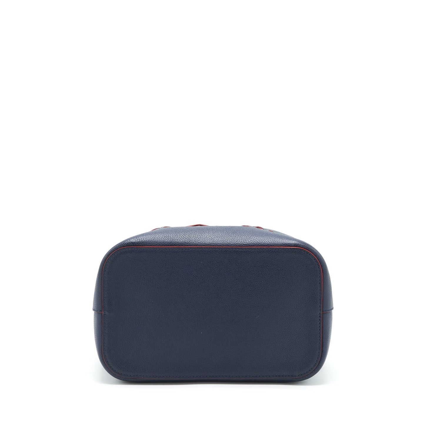 Louis Vuitton Lockme Bucket Purse Navy/Red With An Extra Purse Charm