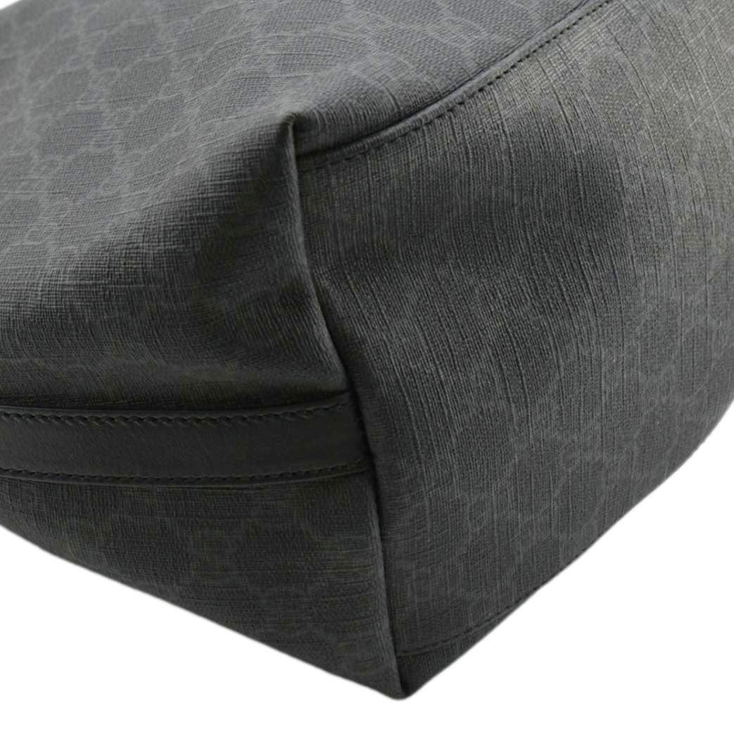 GUCCI GG Supreme Medium Tote Bag Black 322063