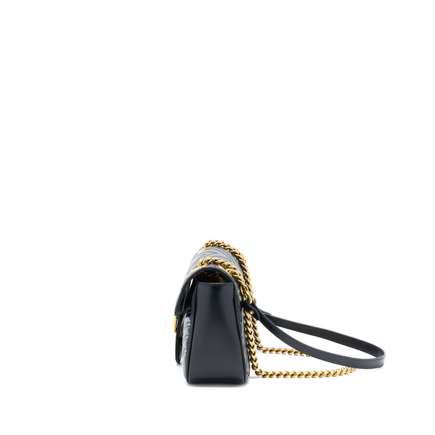 Gucci Marmont Small Matelasse Mini Purse Black