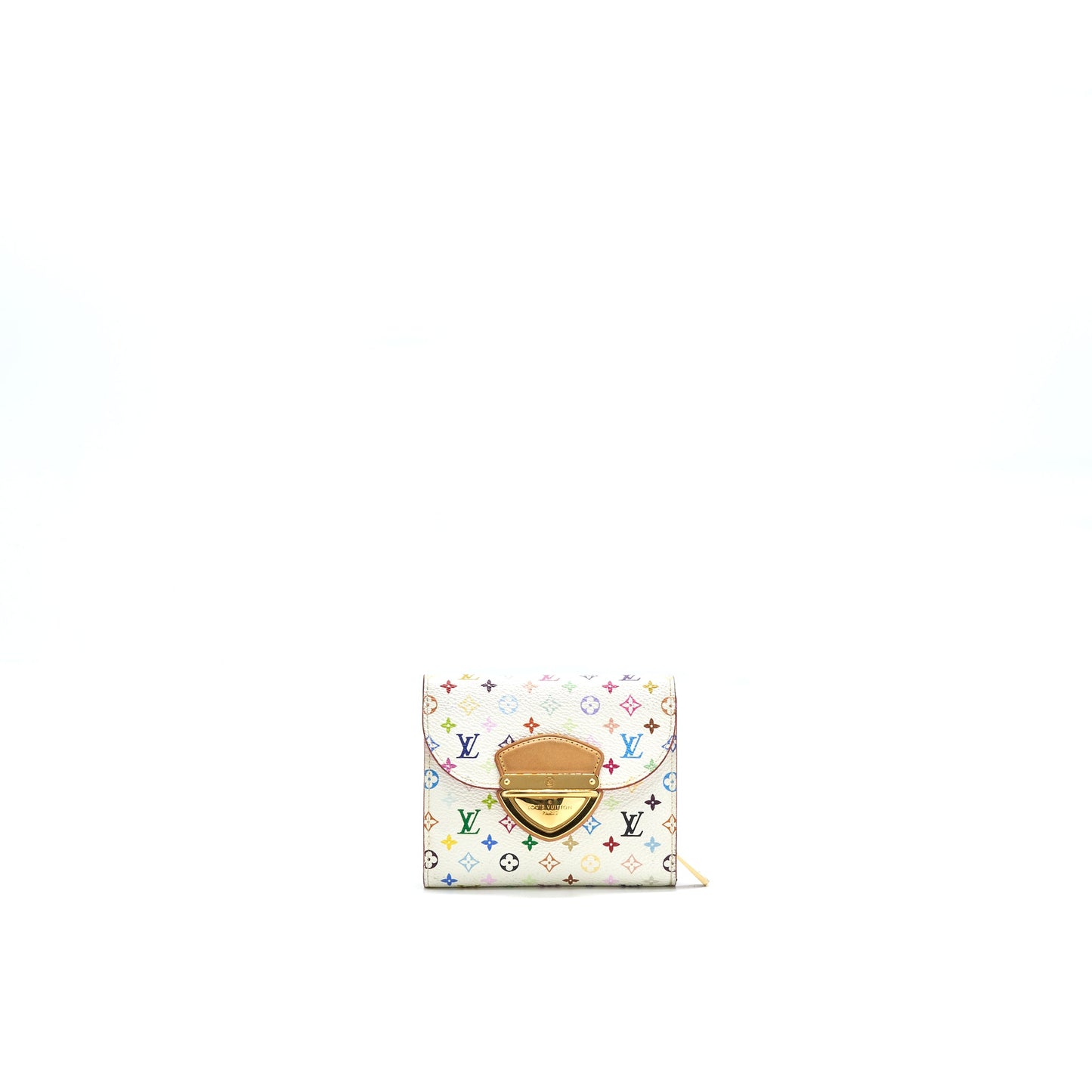 LOUIS VUITTON WALLET MONOGRAM MULTICOLOUR WHITE