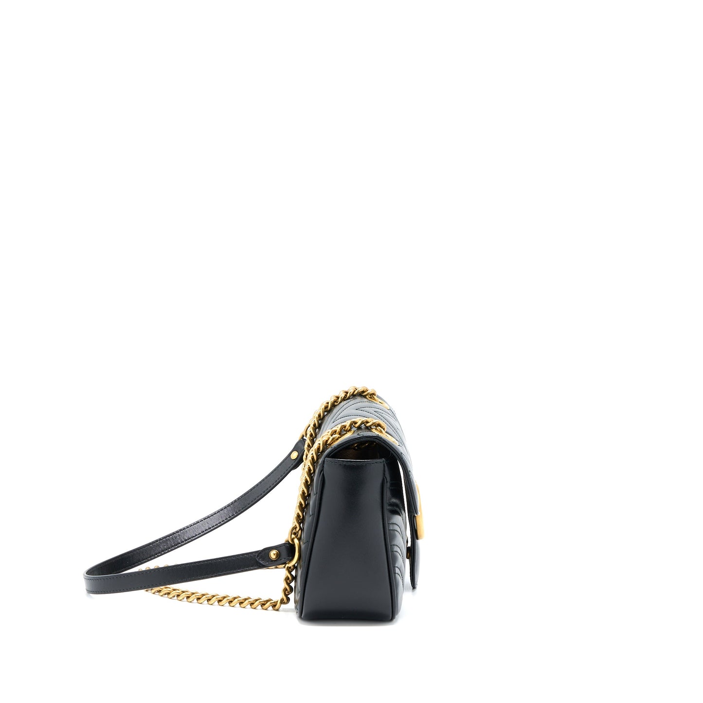 Gucci Marmont Small Matelasse Mini Purse Black