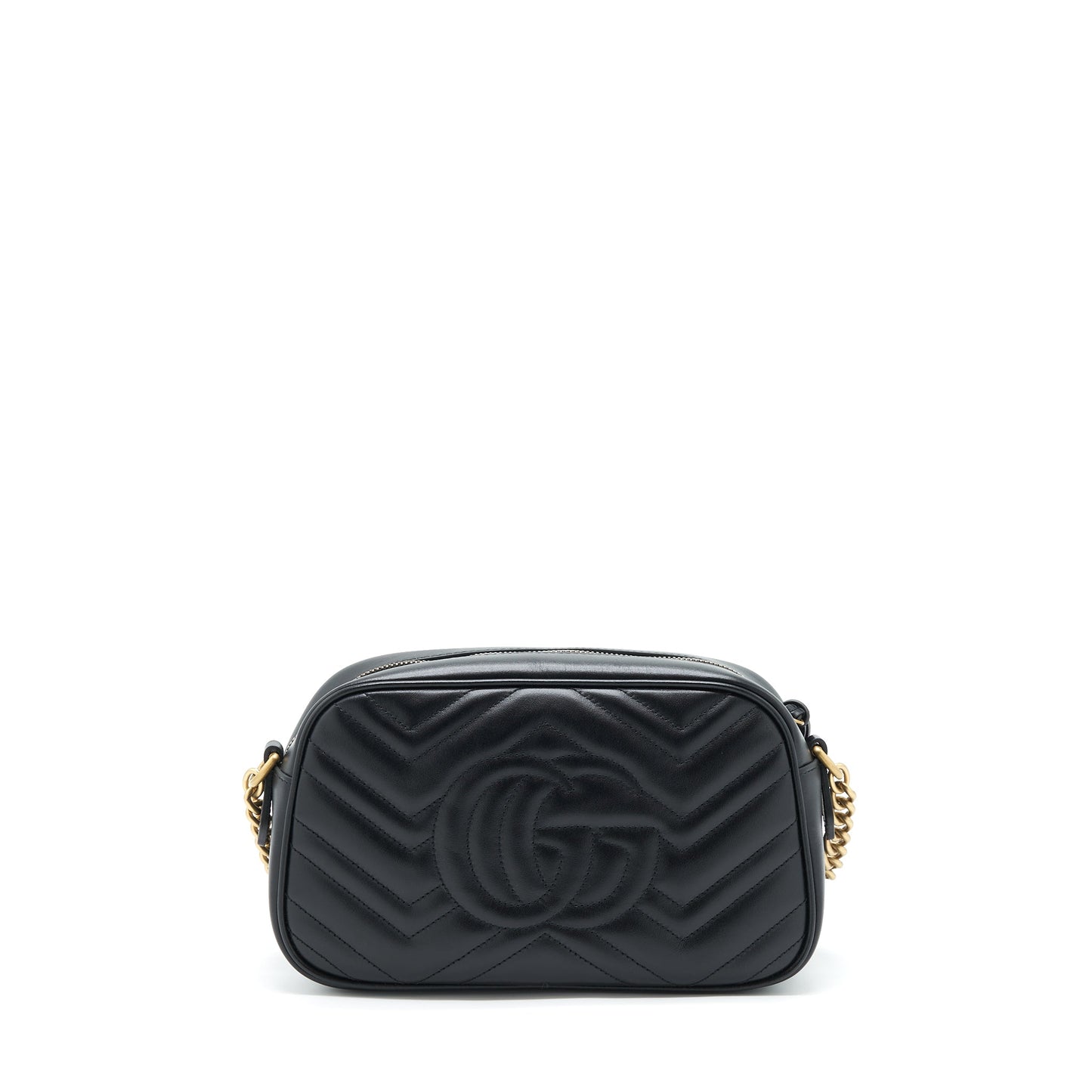 Gucci Marmont Small Matelasse Mini Purse Calfskin Black