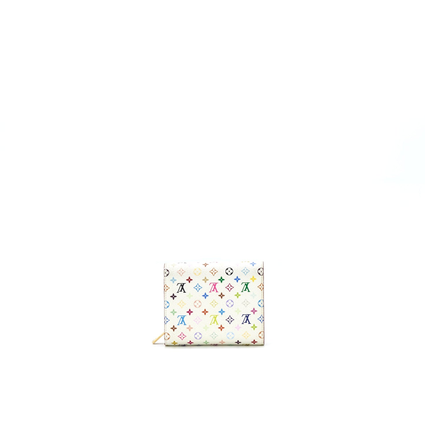 LOUIS VUITTON WALLET MONOGRAM MULTICOLOUR WHITE