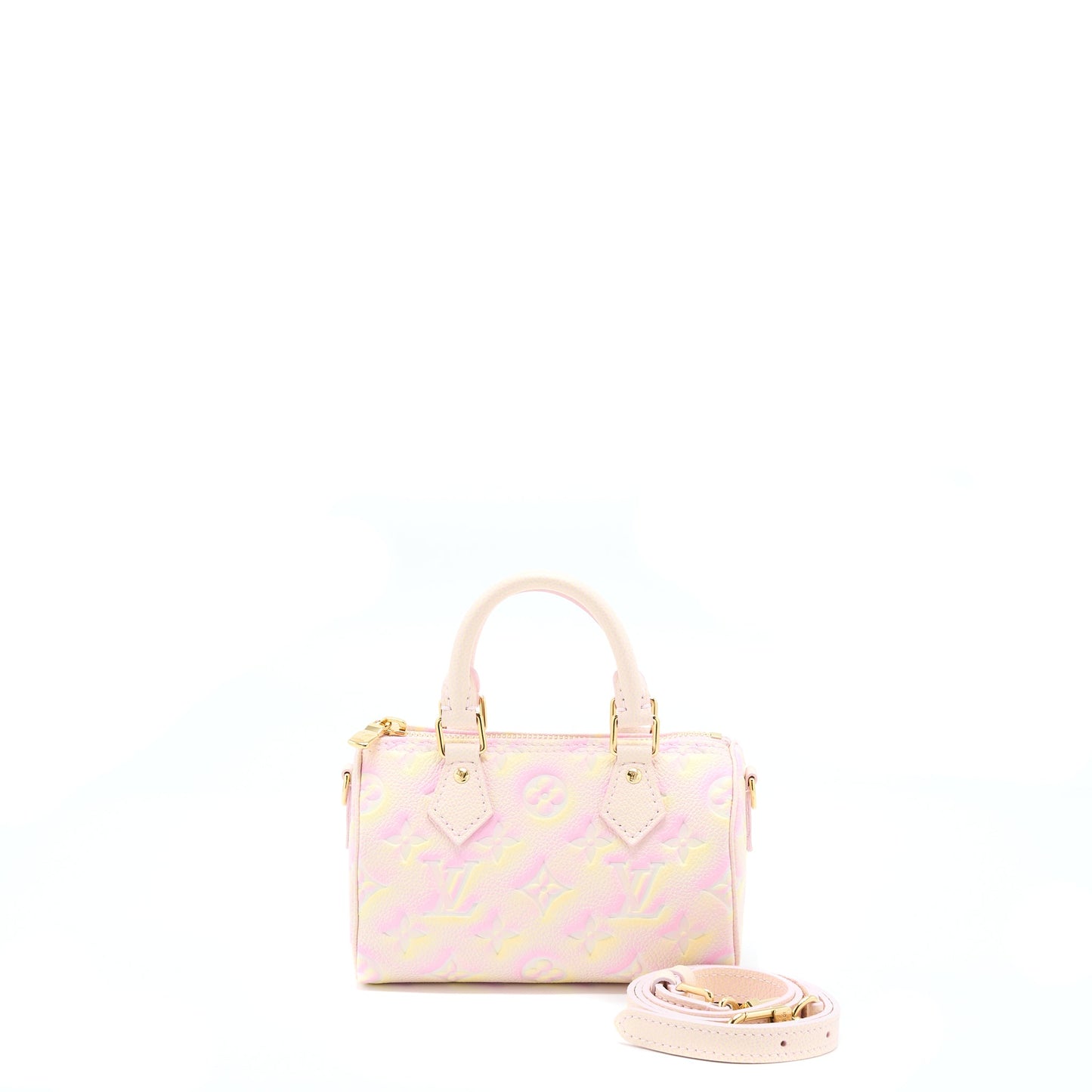 Louis Vuitton Nano Speedy Monogram Empreinte Multicoloure