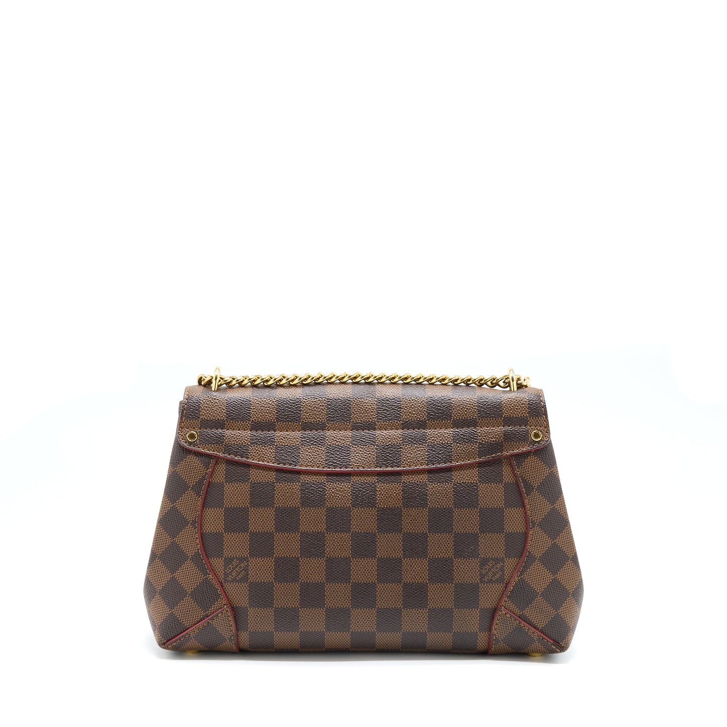 Louis Vuitton Flap Chain Purse Damier Ebene