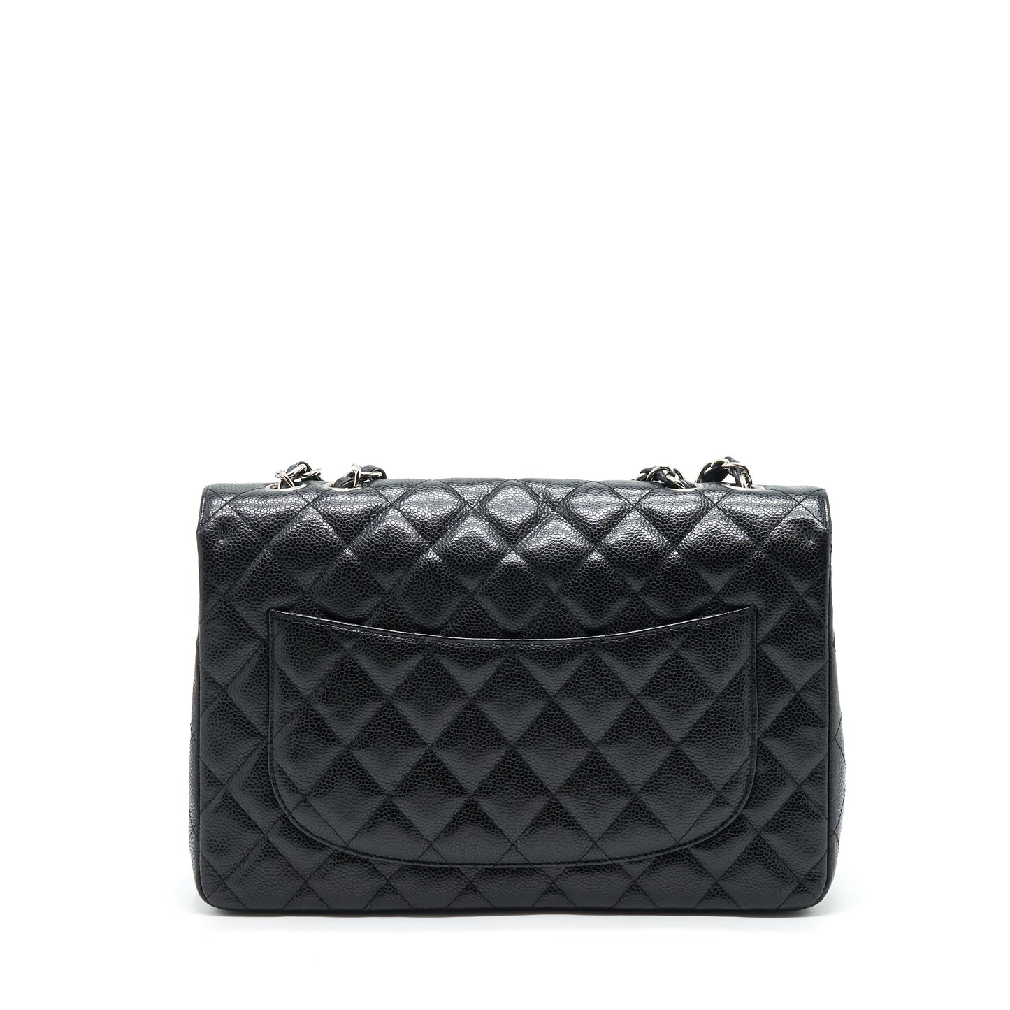 Chanel Jumbo Single Flap Bag Caviar Black SHW