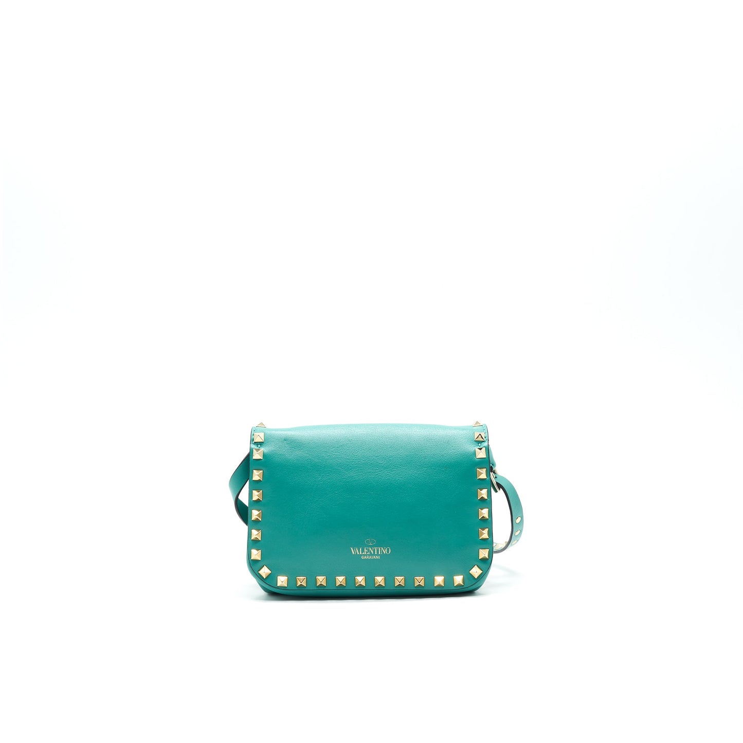 VALENTINO SMALL ROCKSTUD CROSSBODY Purse GREEN