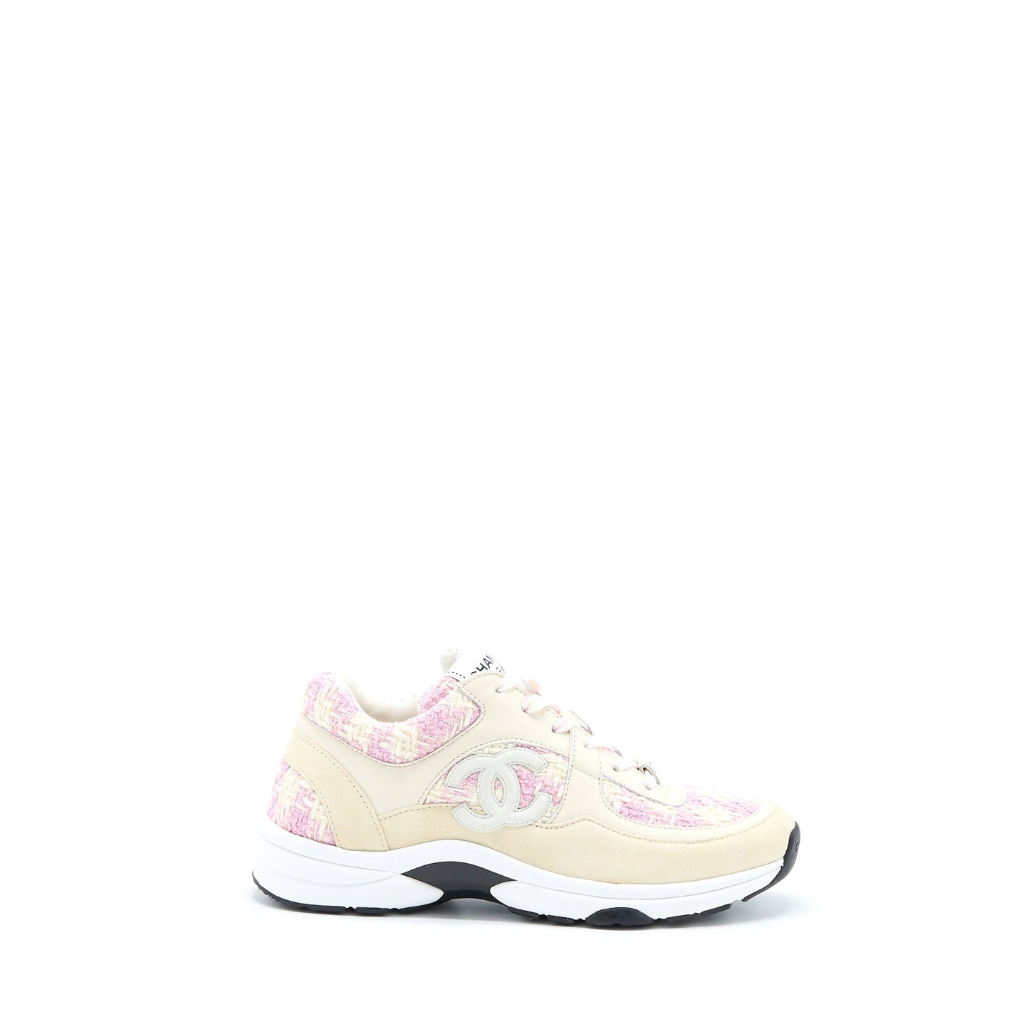 Chanel Size 37.5 Trainers Tweed/Suede/Calfskin Multicolour
