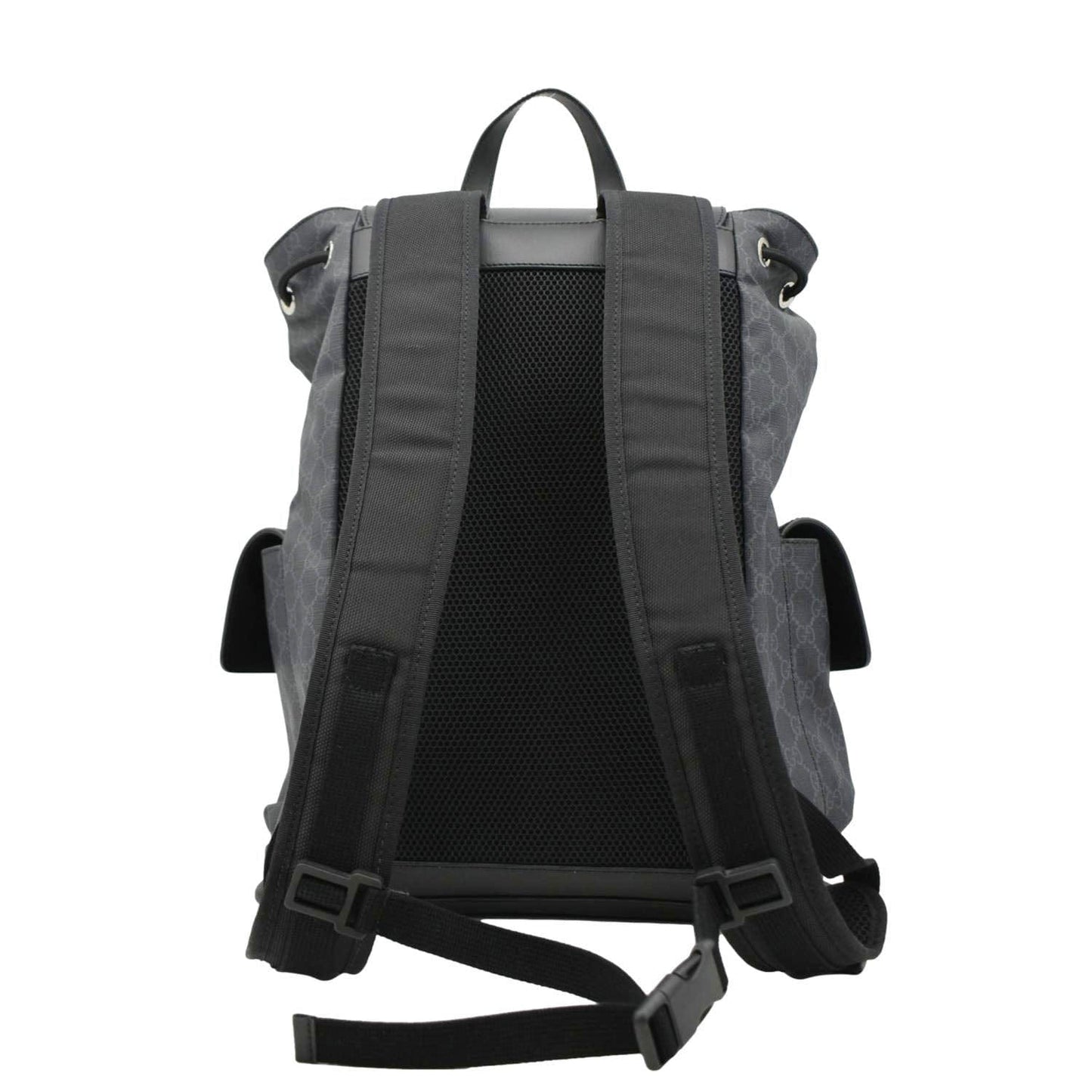 GUCCI GG Supreme Canvas Backpack Black 495563